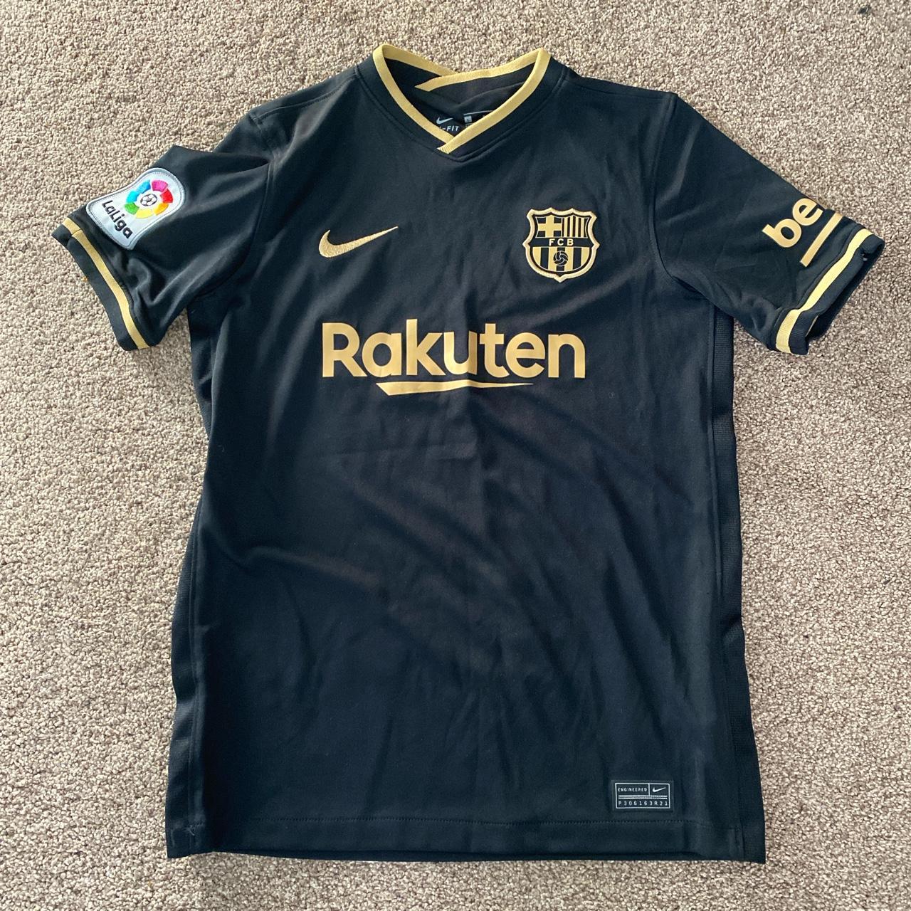 Barcelona 20/21 Away Shirt Size Boys Large 100%... - Depop