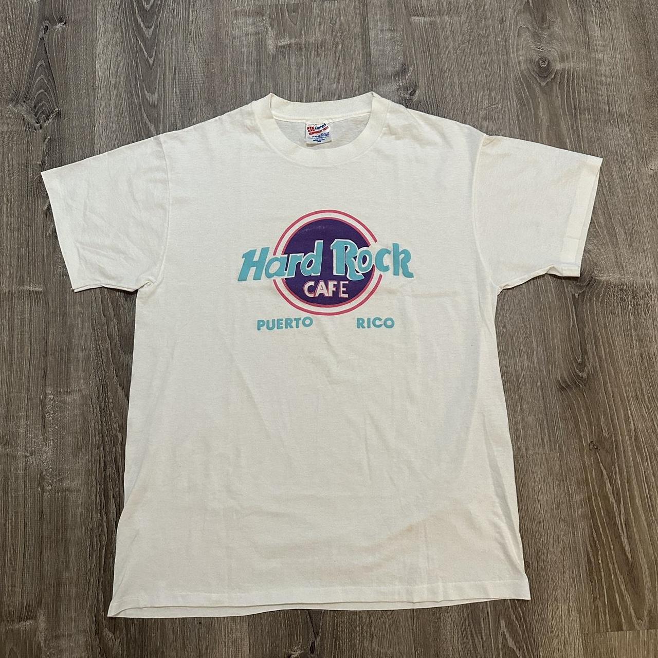 Vintage 90’s Hard Rock Cafe Puerto Rico T-shirt.... - Depop