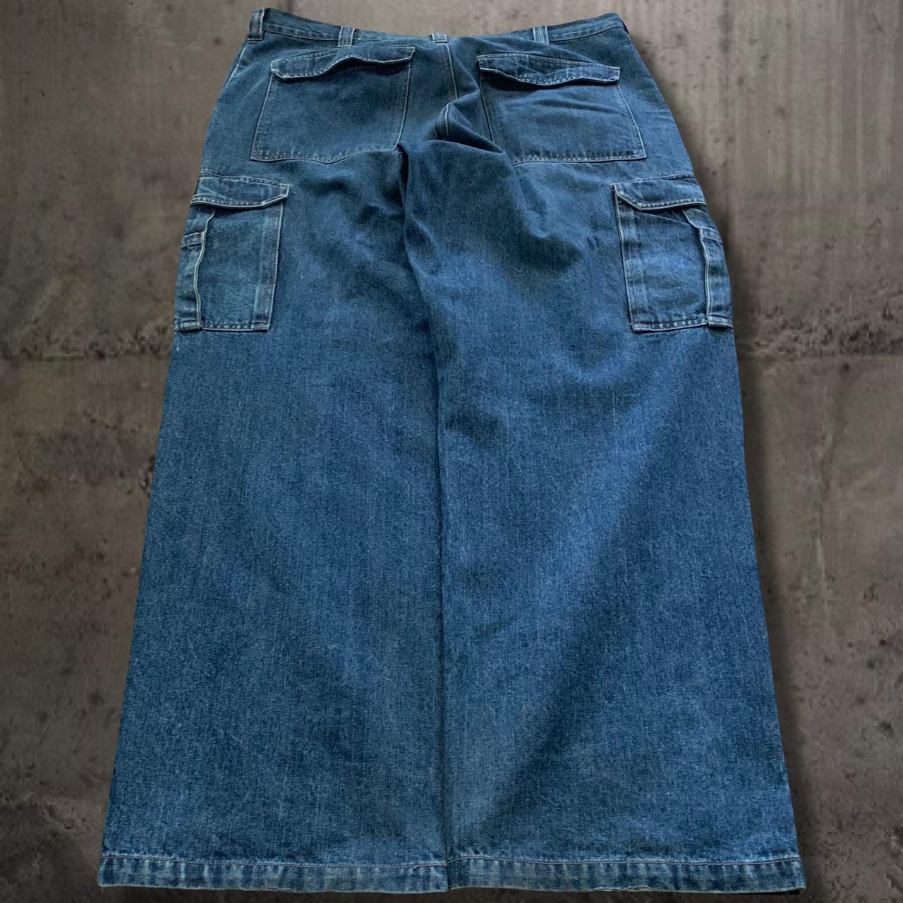 Super baggy y2k grunge cargo jeans 38 x 32 Super... - Depop