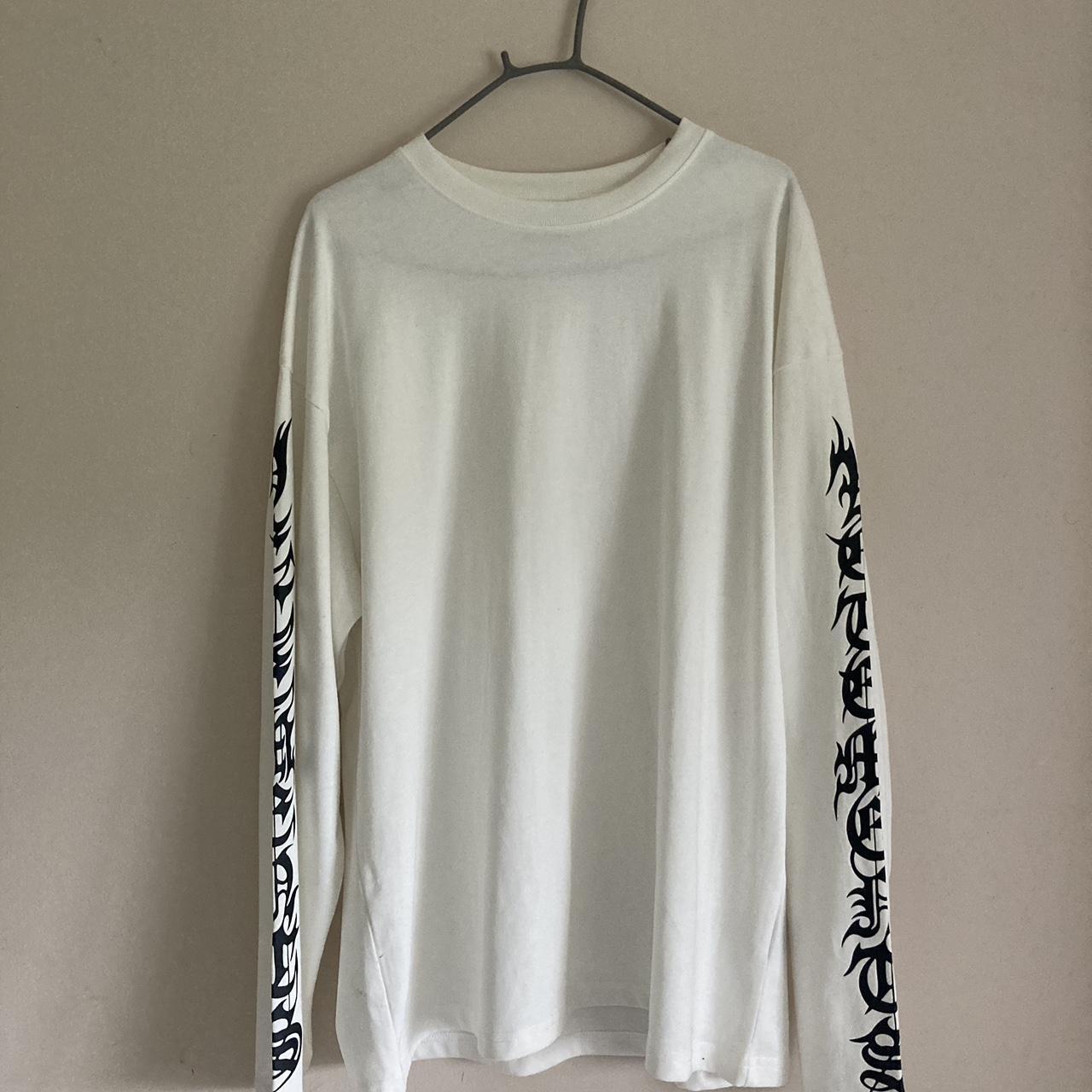 Vetements Gothic Longsleeve fits large pm Depop