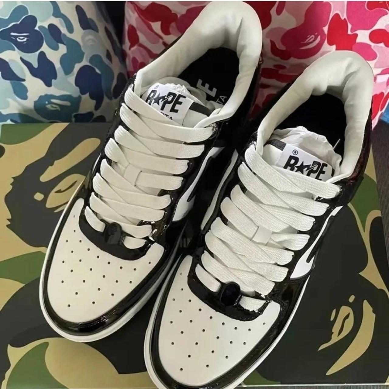 Black bapestas size 10 - Depop