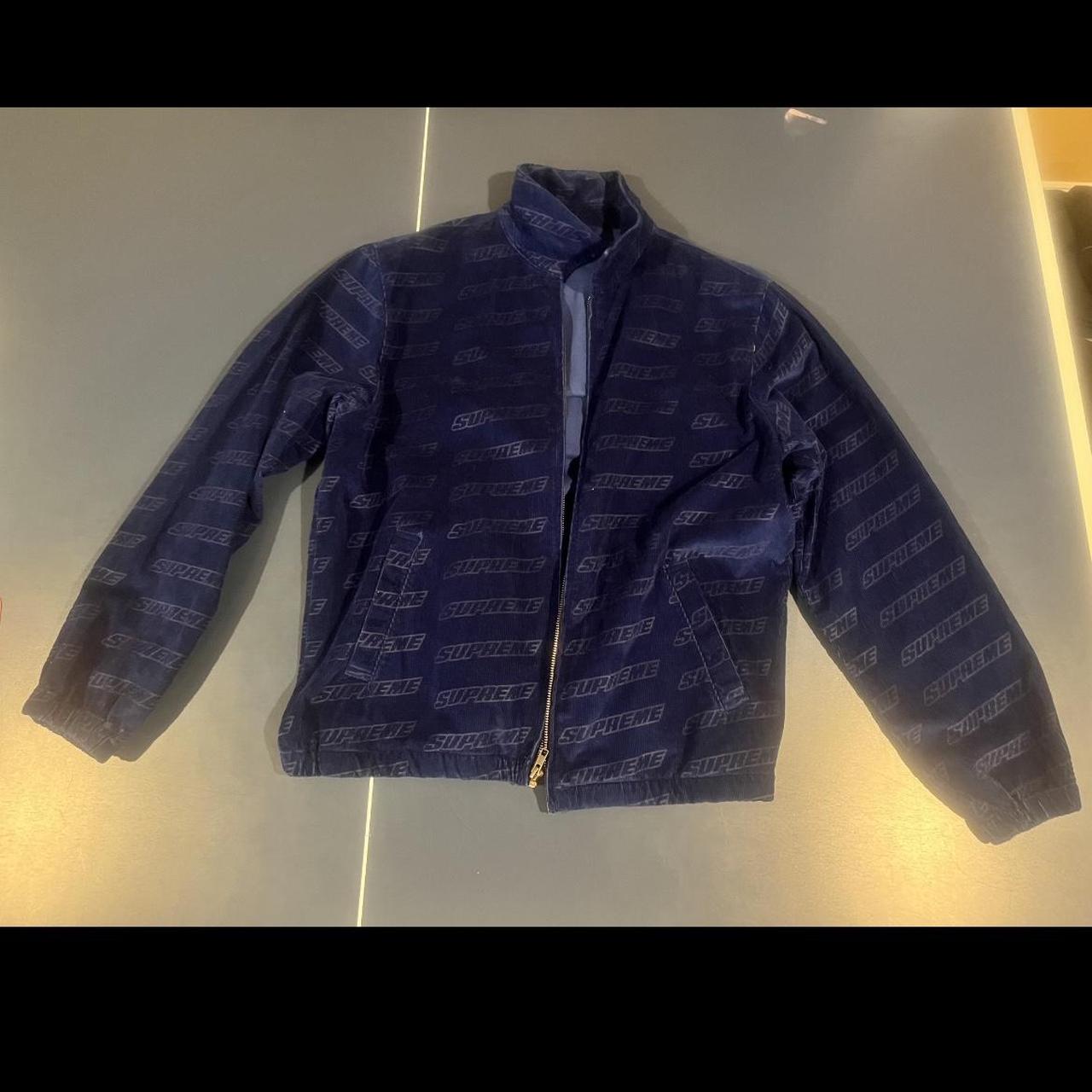 Supreme Debossed Logo Corduroy Jacket SS18 -...