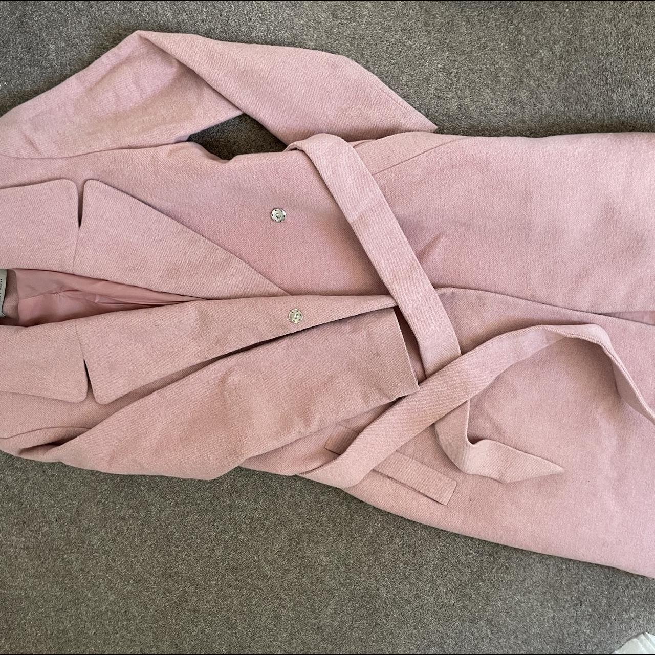 Stradivarius hotsell pink coat