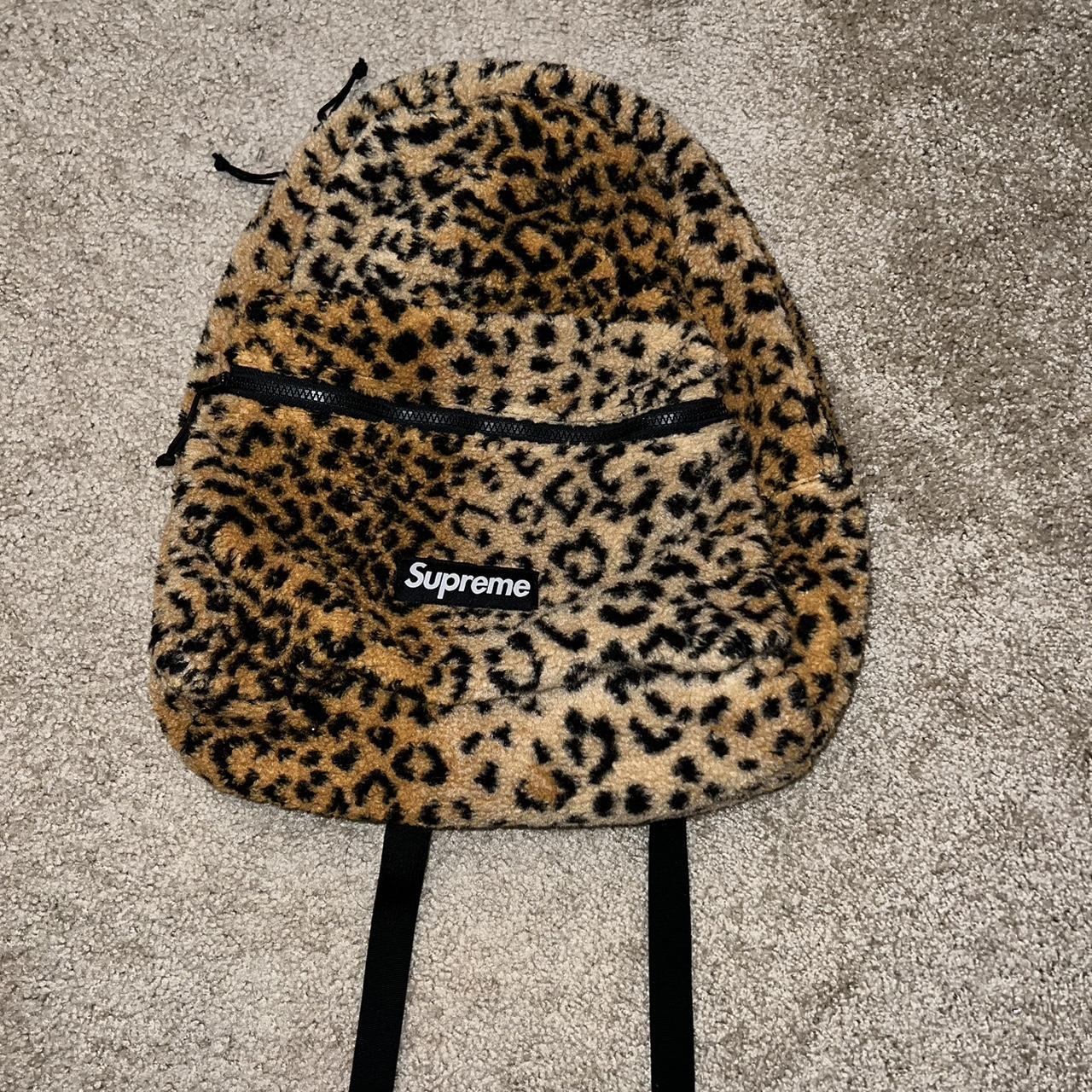 Supreme on sale cheetah backpack