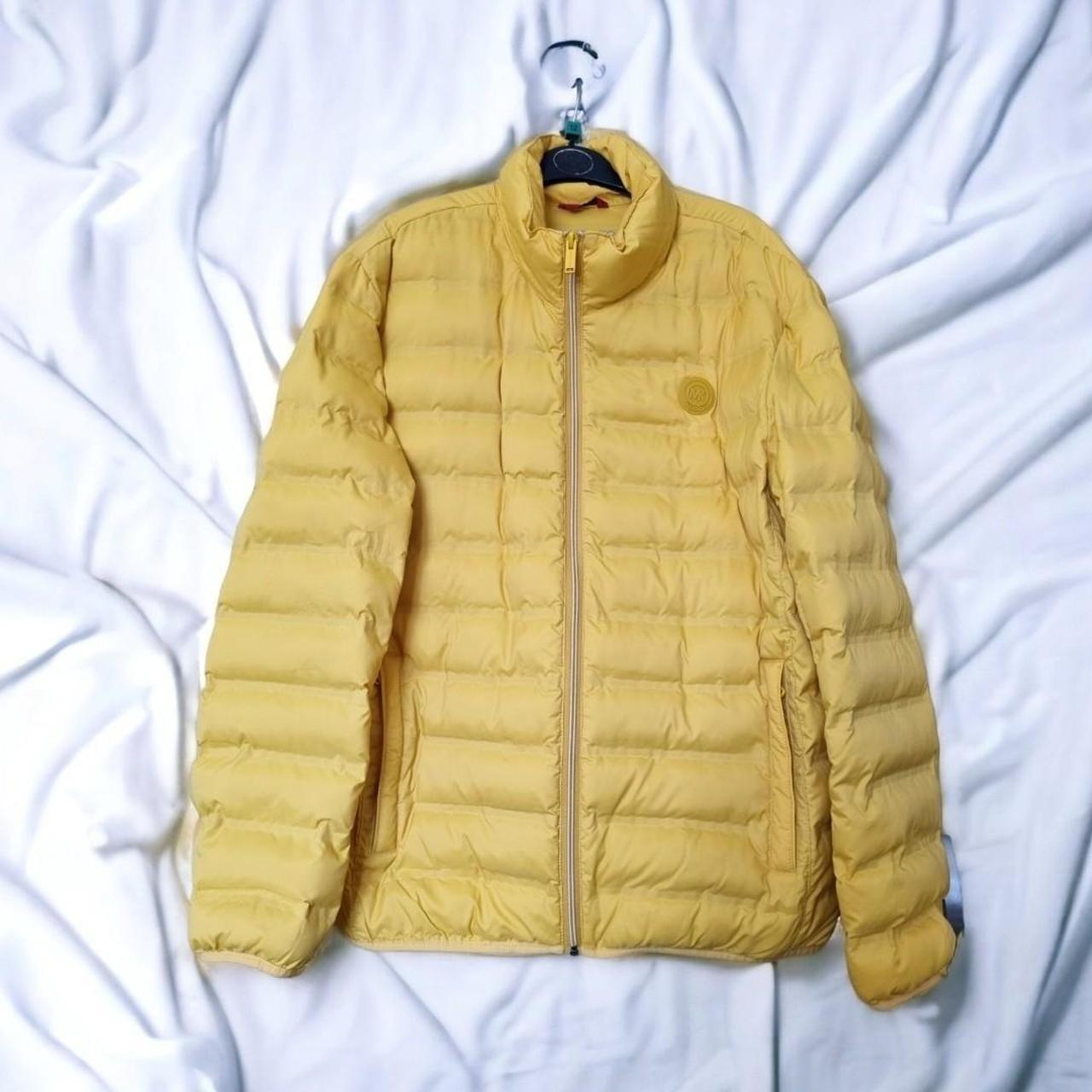 Michael kors parka on sale womens yellow