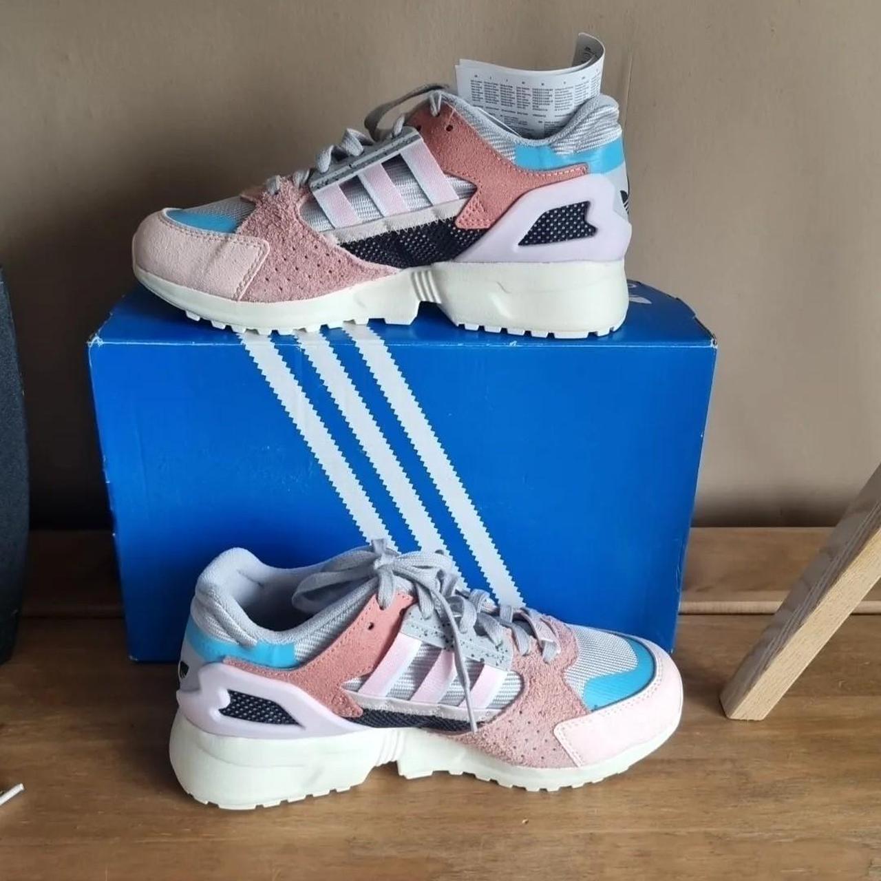 Multi coloured adidas clearance trainers