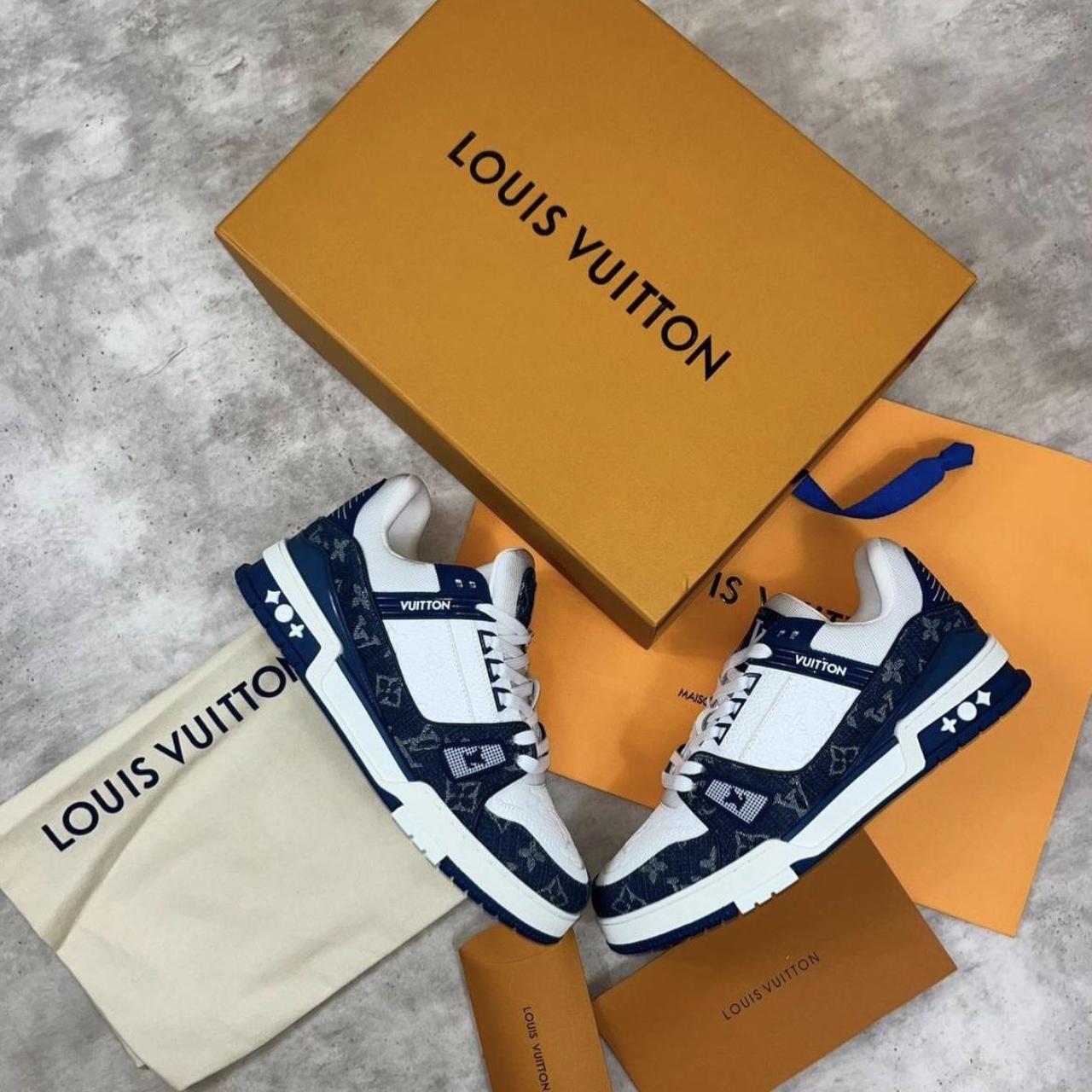 Louis Vuitton Mens Runaway Blue Suede EU 40 / UK 6 – Luxe Collective