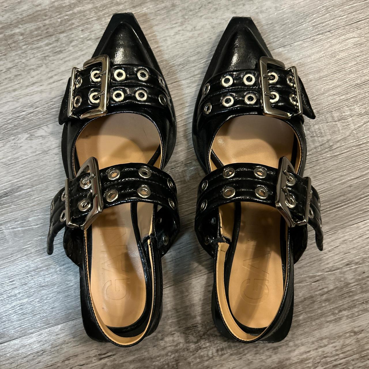 【GANNI】S2042630 RETRO PLATFORM SHOES GANNI Retro Platform Wedge Naplack Mules | Shopbop