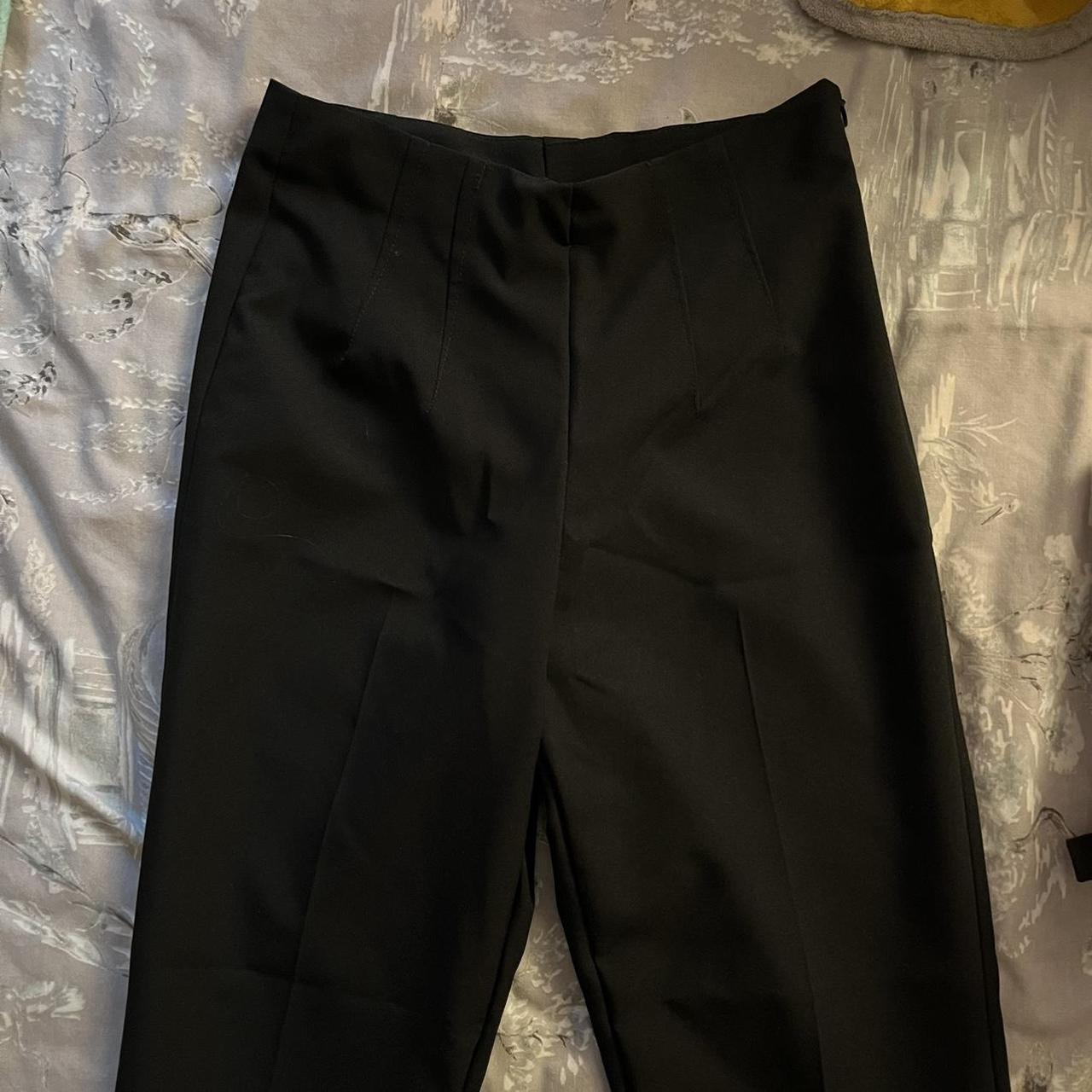 thrifted m&s trousers, would be good for school,... - Depop