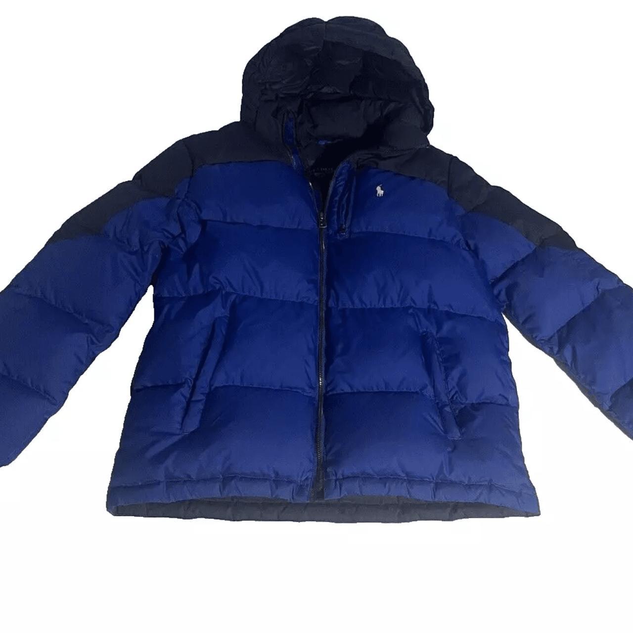 Blue Polo Ralph Lauren Puffer Jacket Size 18/20 | Depop