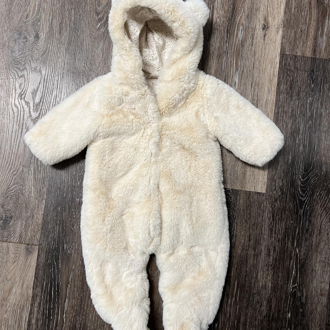 Zara baby mini collection snowsuit/bearsuit Super... Depop