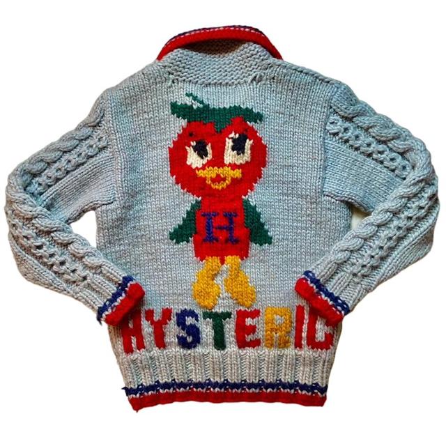 Hysteric Glamour tomato bird jacket vintage blue... - Depop