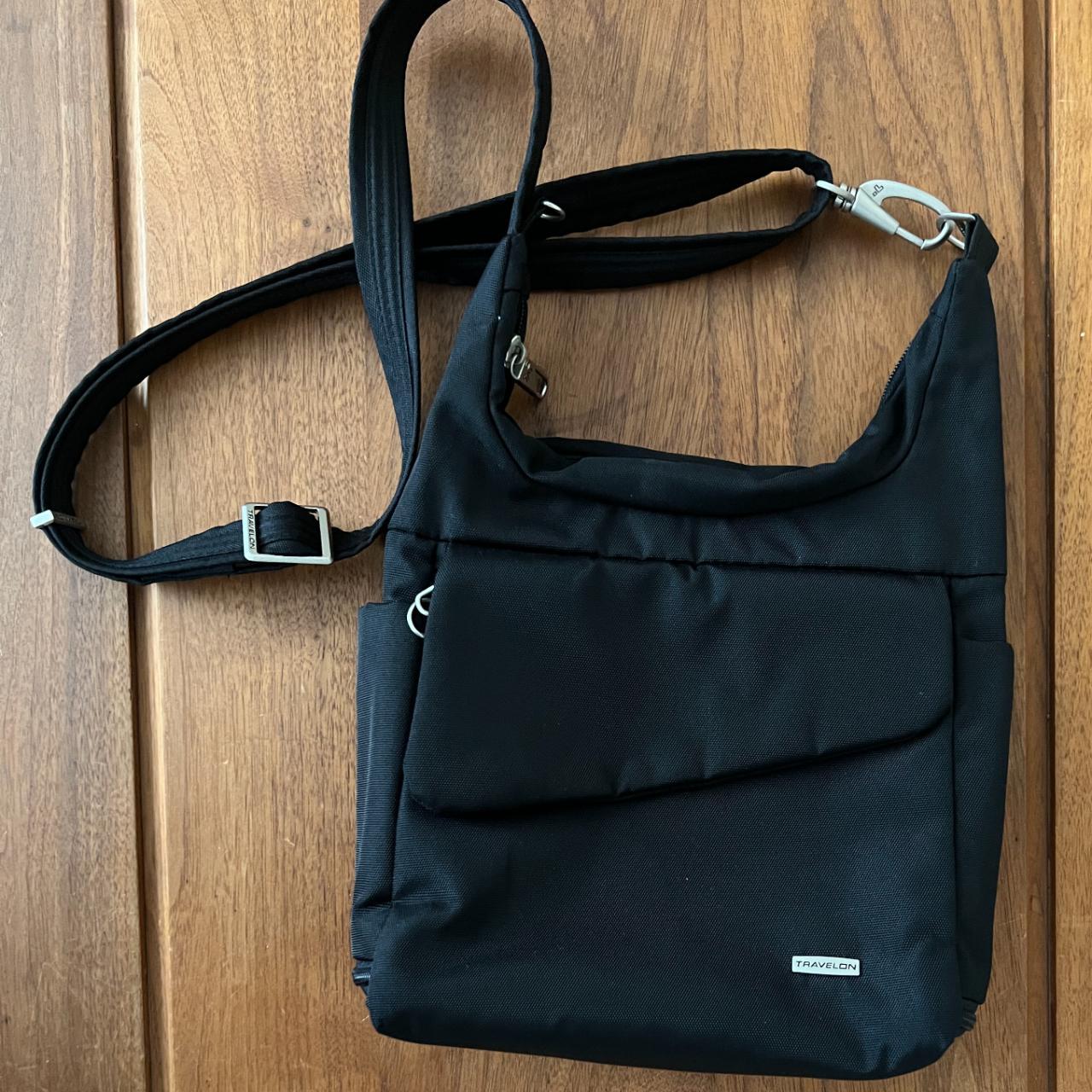 Black Travelon Women's AntiTheft Classic Messenger... Depop