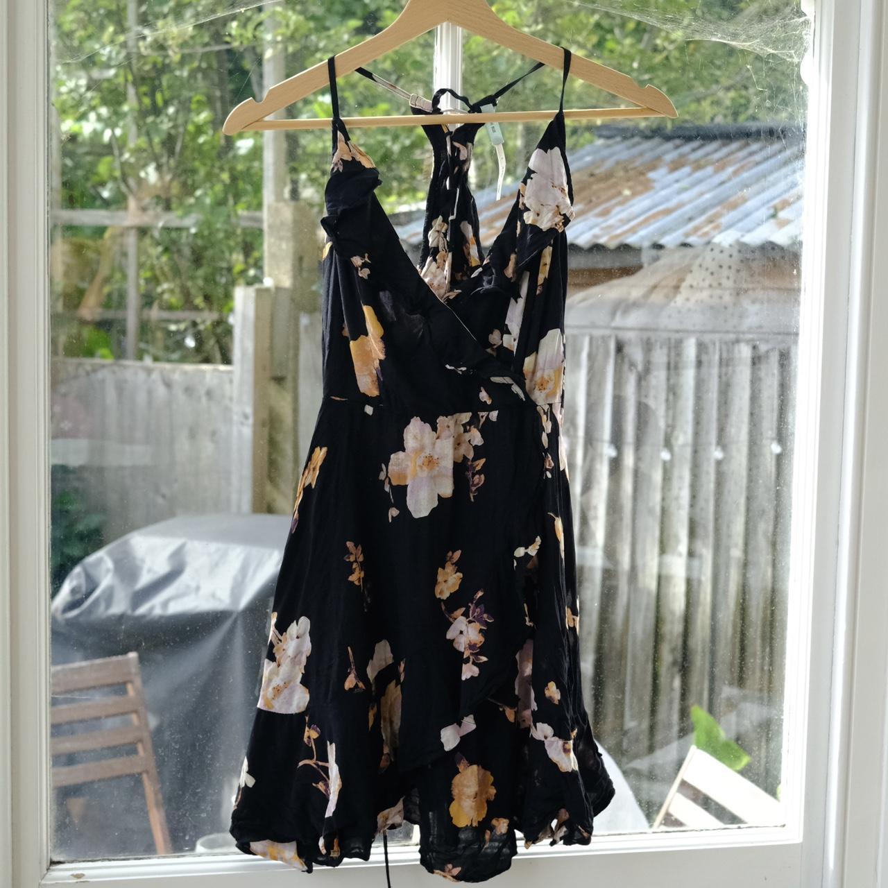 Kimchi blue black floral dress best sale