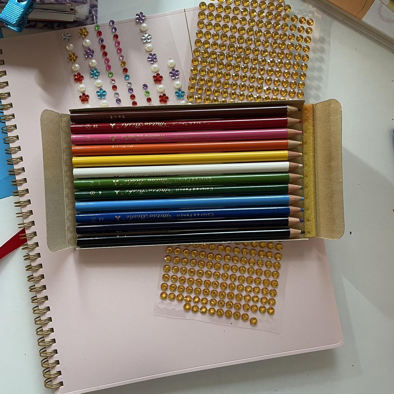 True vintage Japanese colored pencils from the 60s!... - Depop