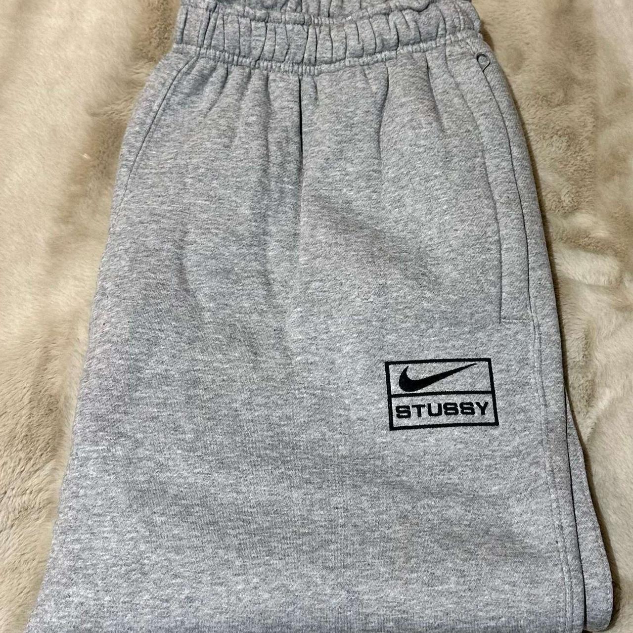 Nike x Stussy Grey Joggers Size M Perfect... Depop