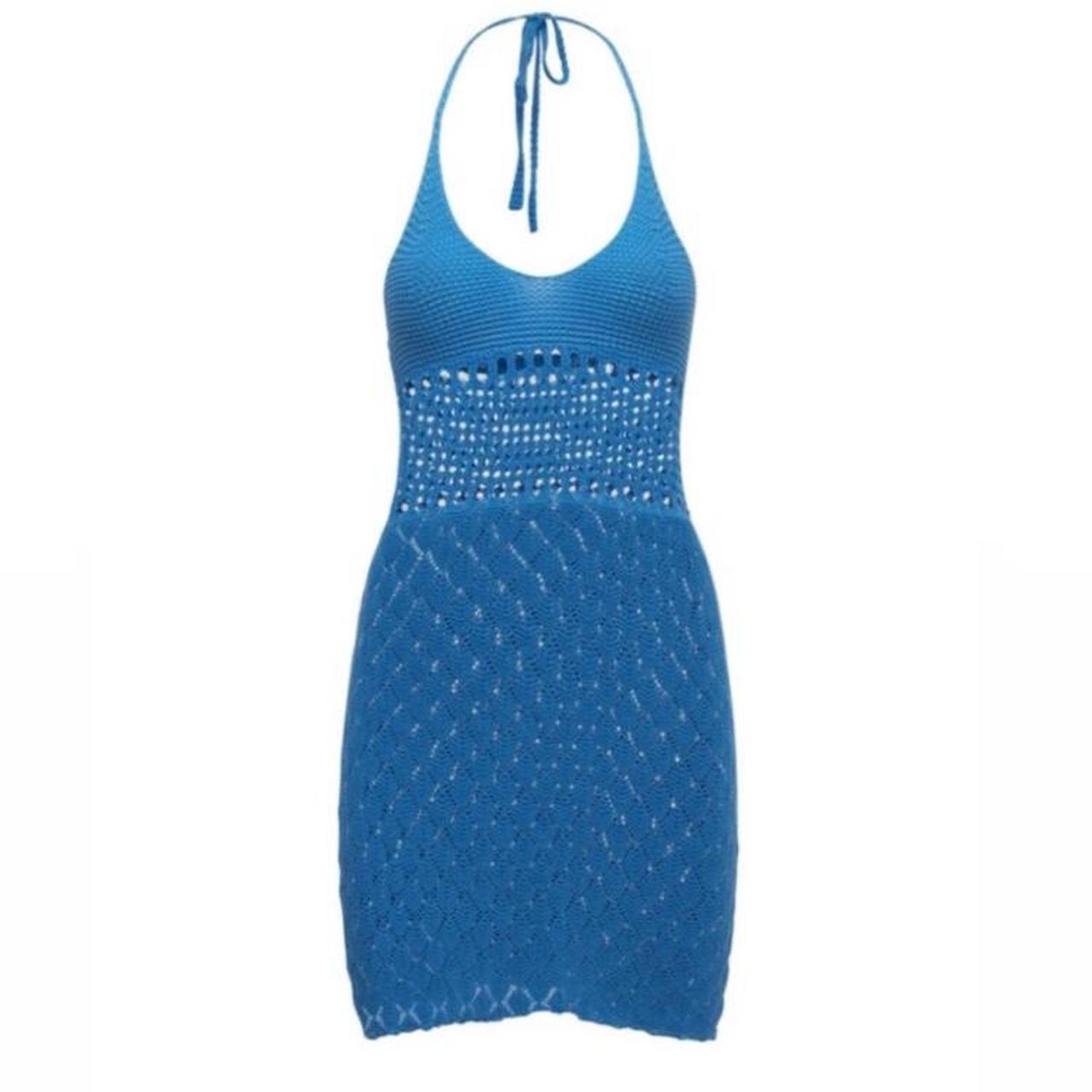 Gimaguas Pachanka turquoise crochet dress 🪡 Never... - Depop