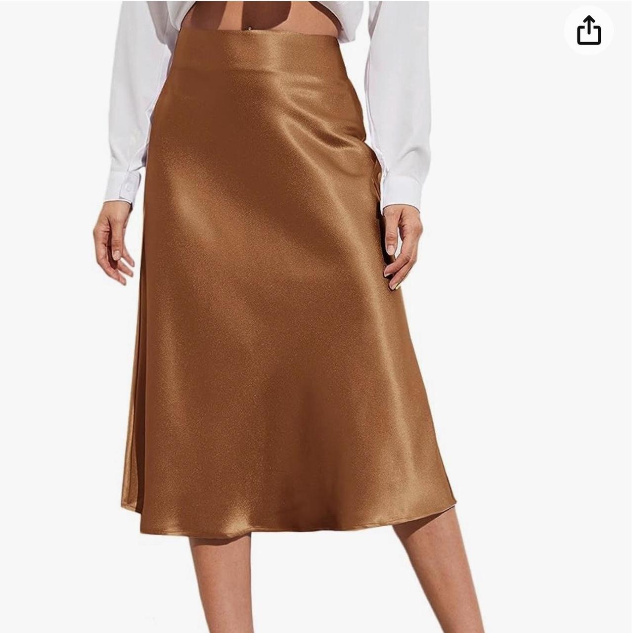 Midi slip skirt zara hotsell