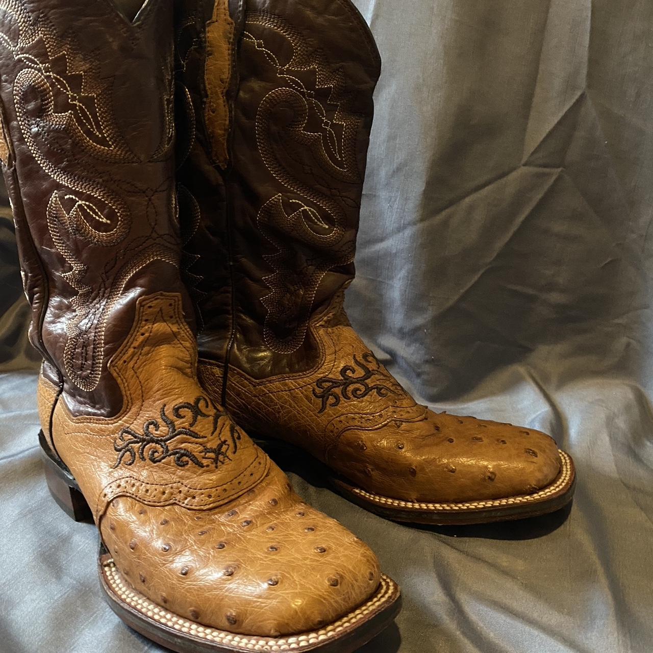 Ostrich boots made in Mexico Depop