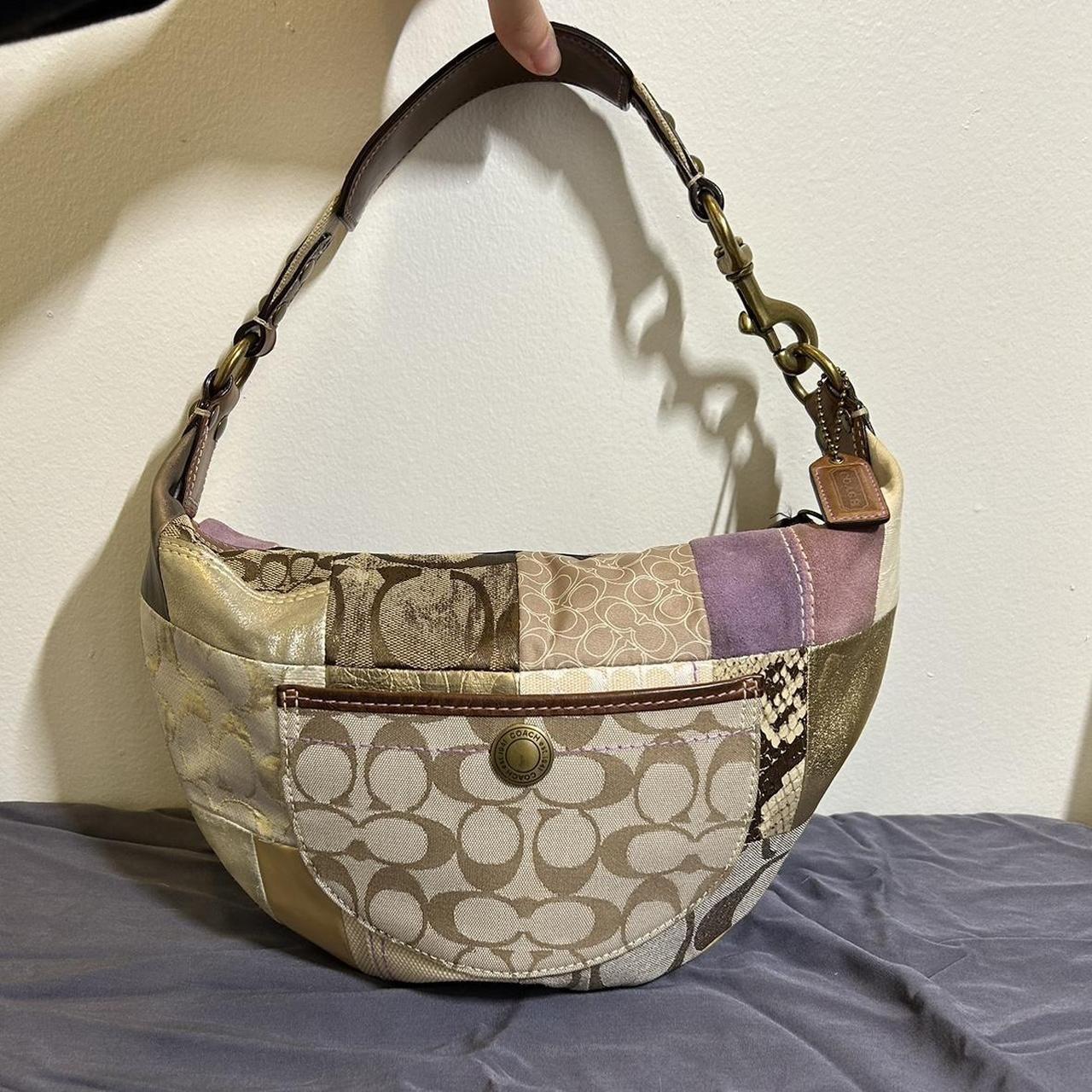 Vintage Y2K coach shoulder bag •exterior in... Depop