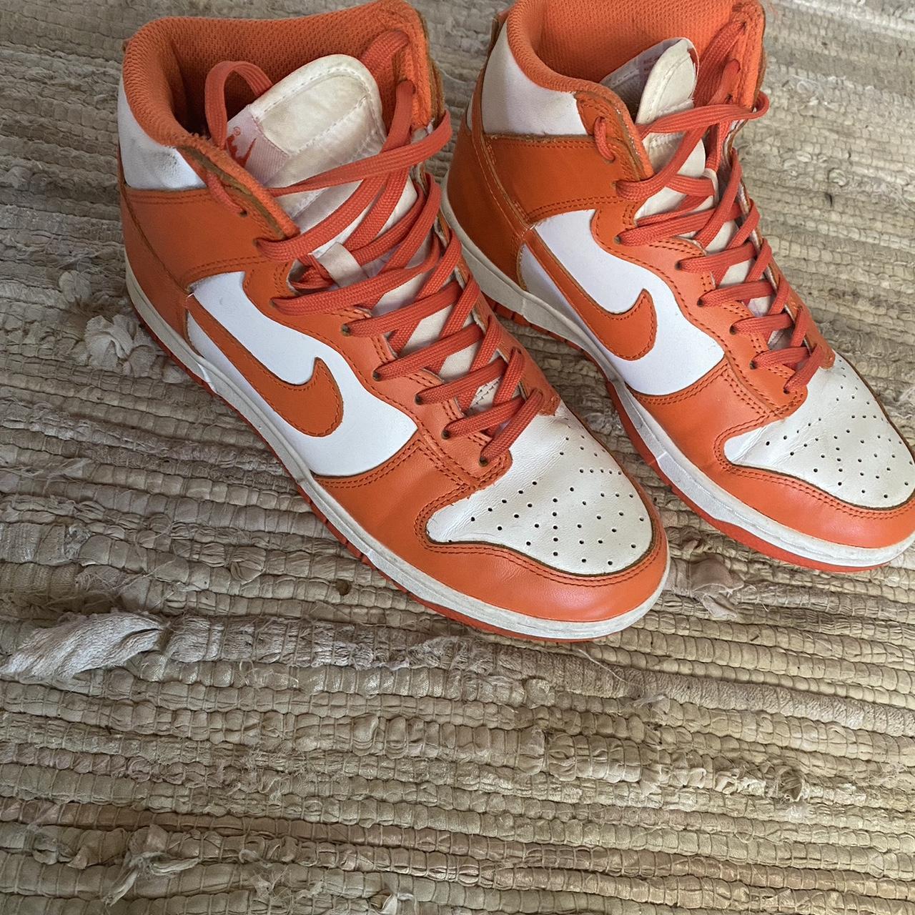 Nike high tops orange hotsell