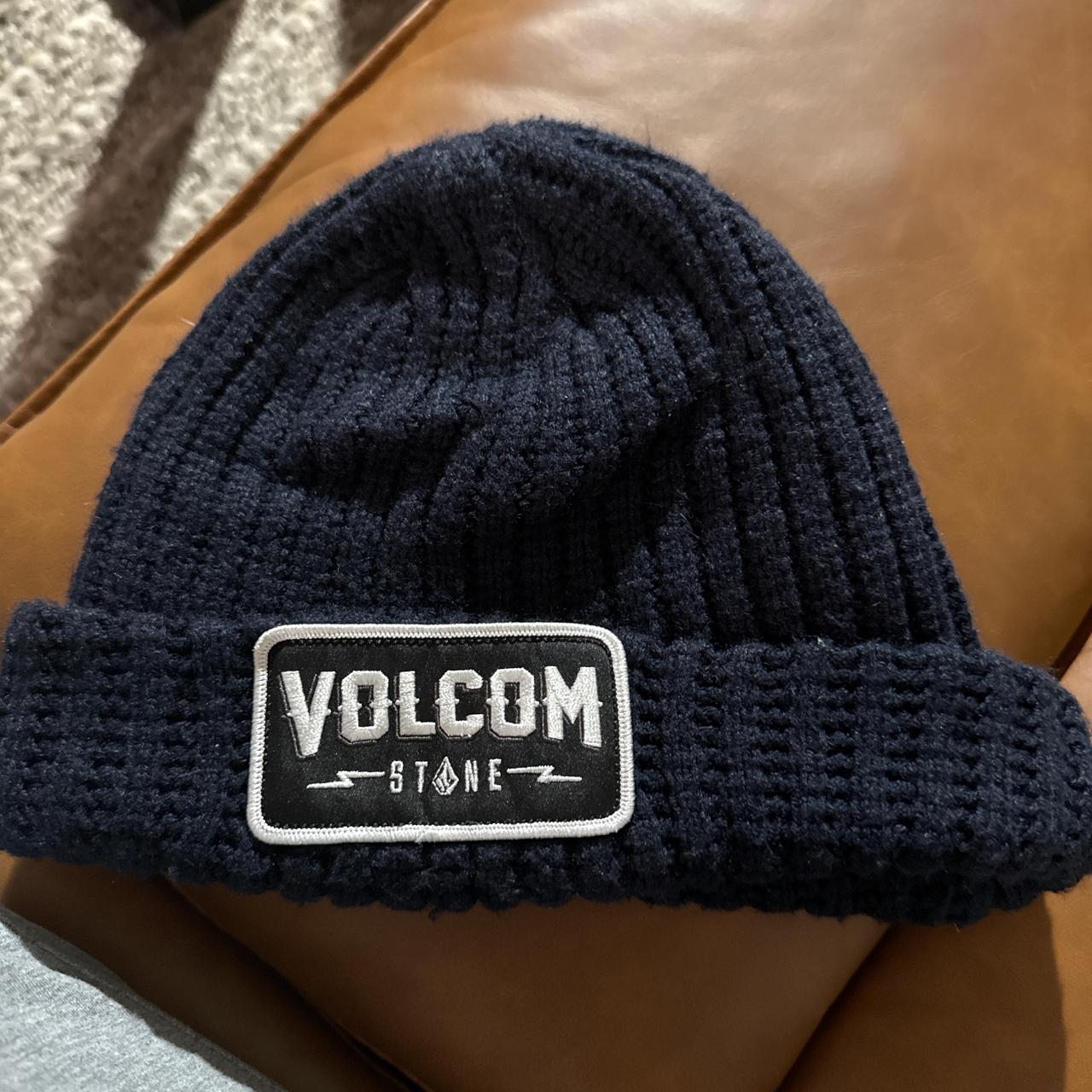 Volcom Men's Beanies - Navy – Volcom black beanie… - image 1