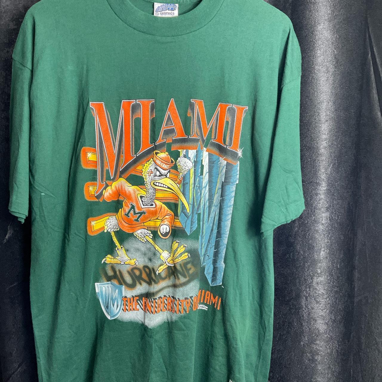 Authentic University of Miami Adidas Baseball - Depop