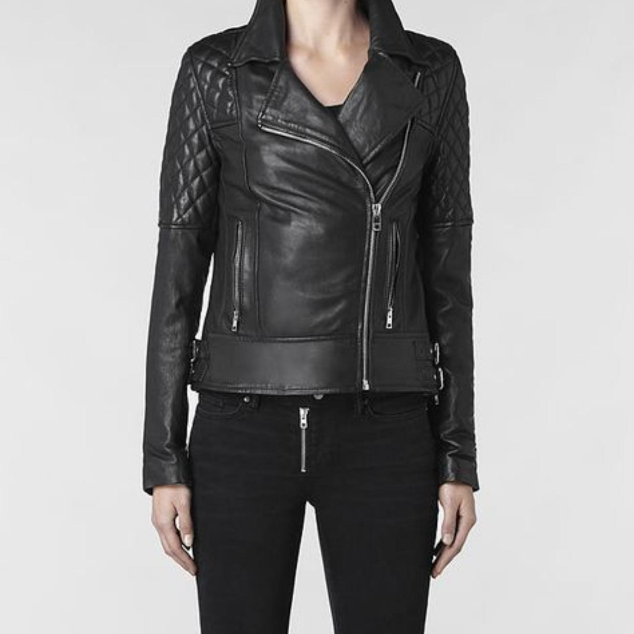 All saints walker shop leather biker jacket