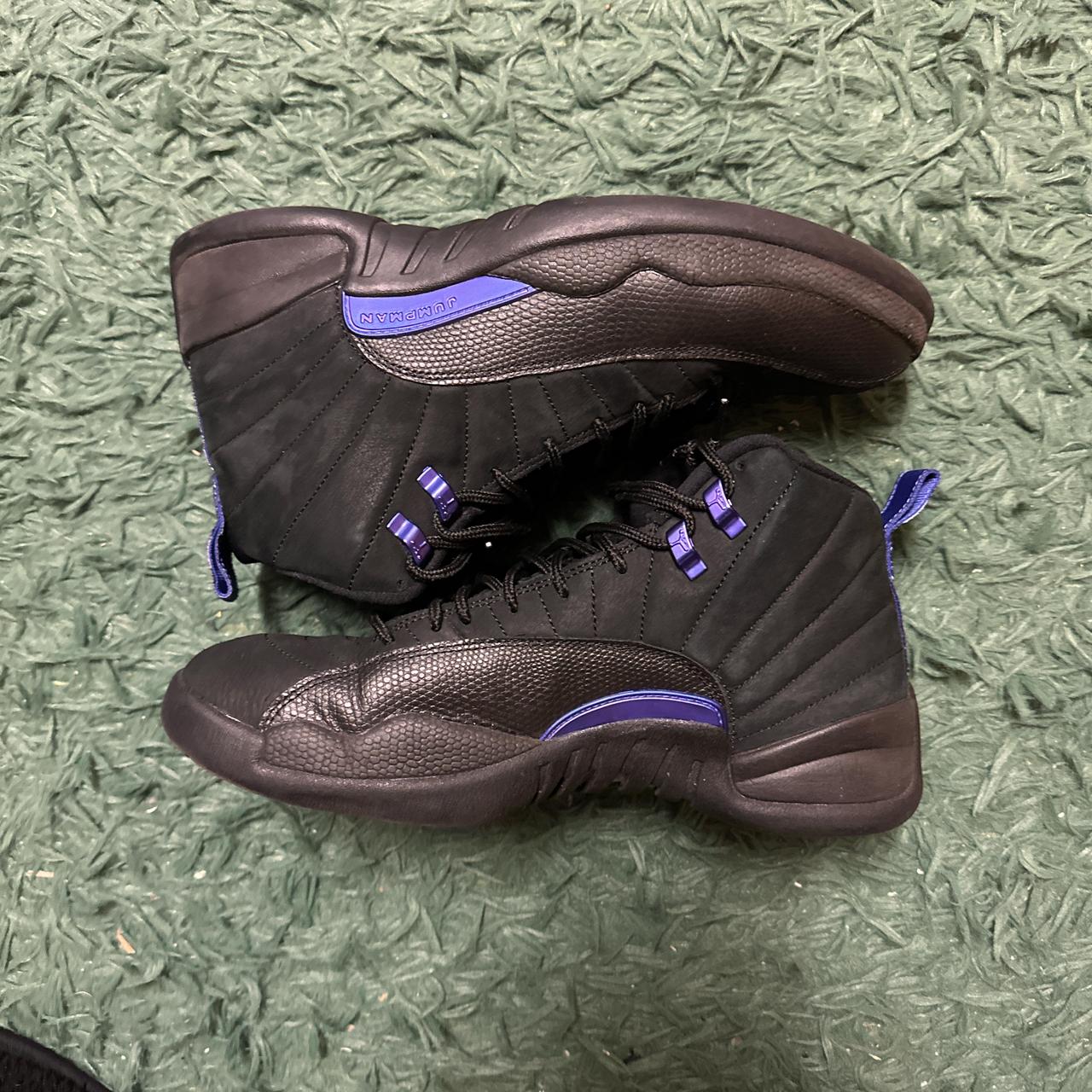 jordan 12 black and purple price