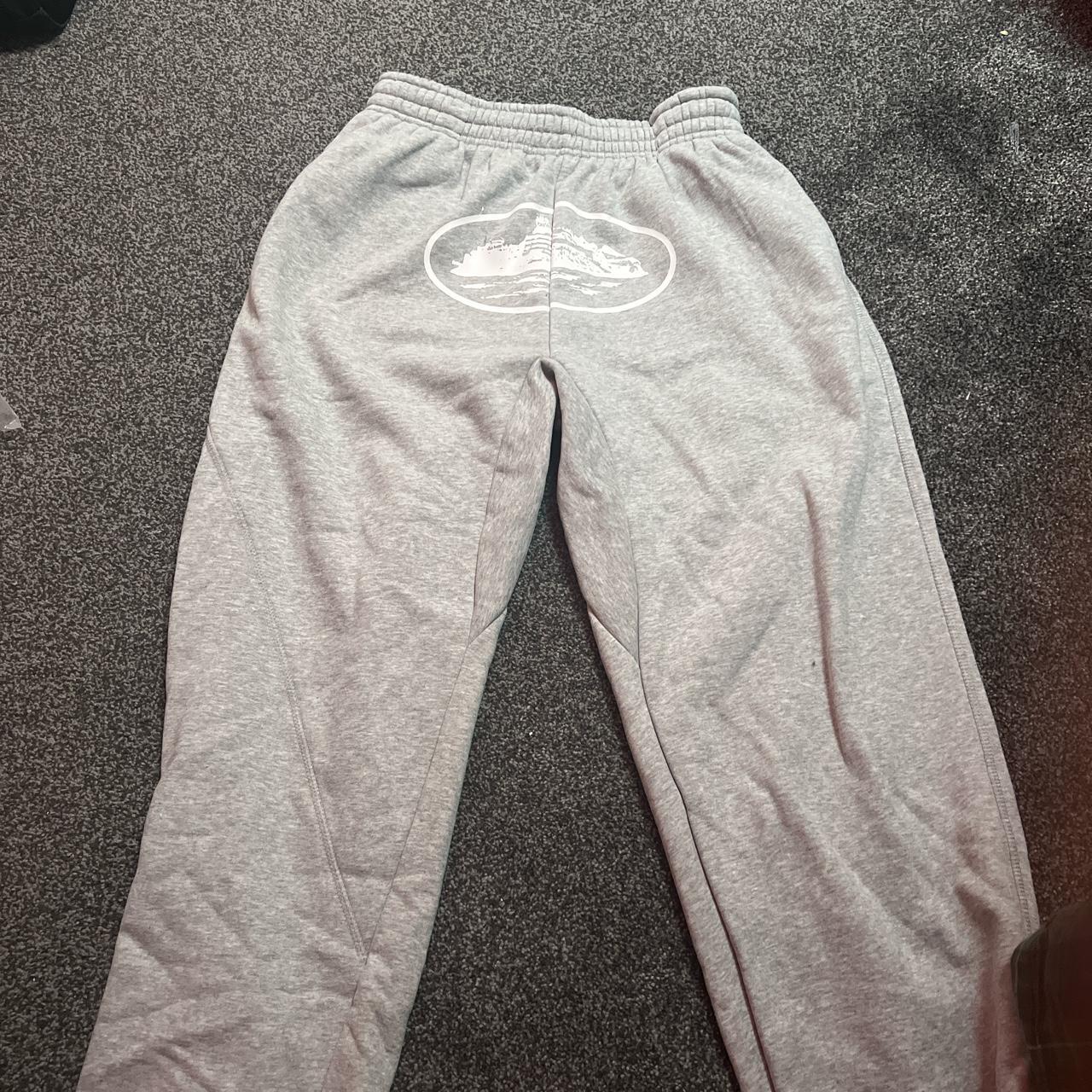 Corteiz grey joggers brand new best quality, true to... - Depop