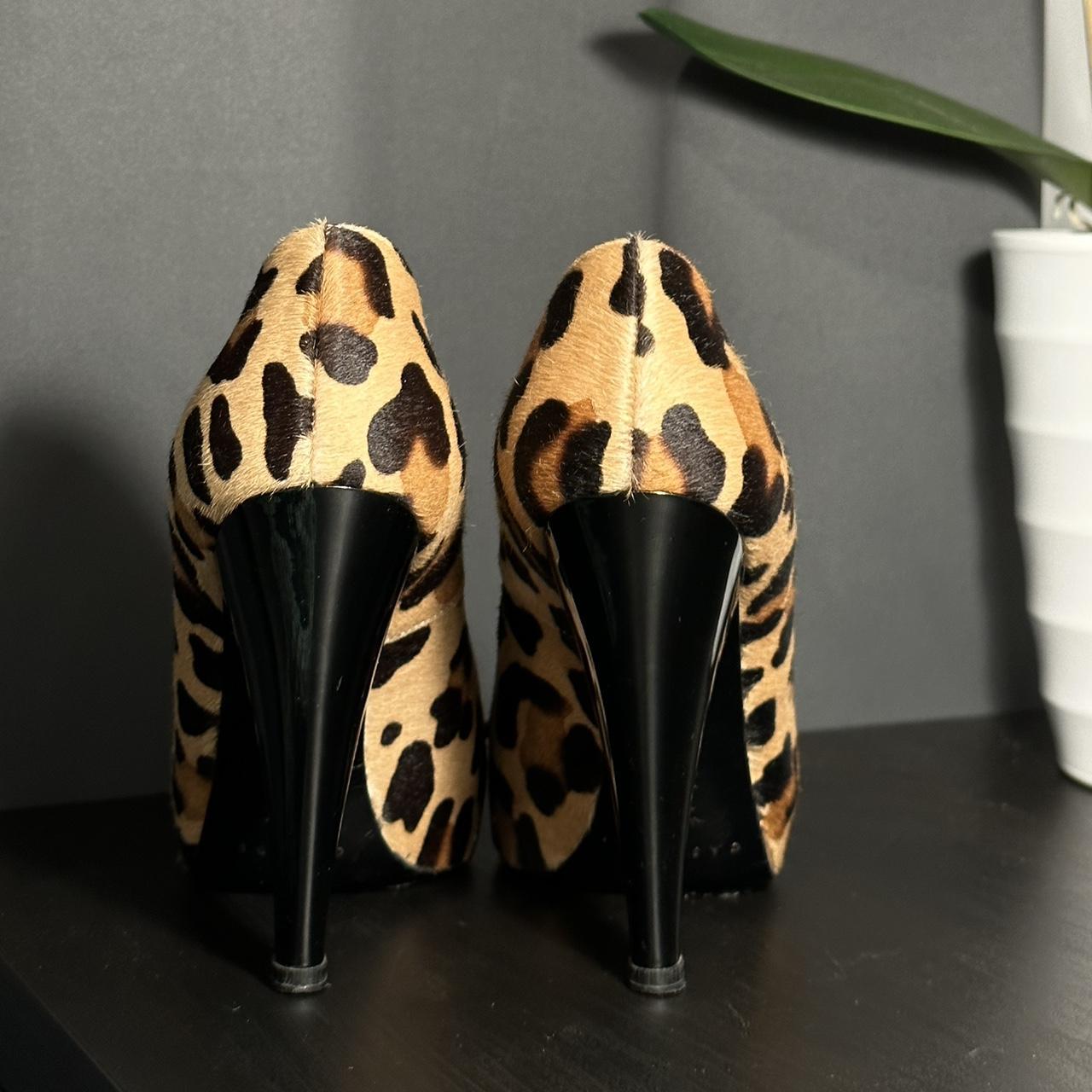 Vintage Casadei heels in leopard print In excellent | Depop
