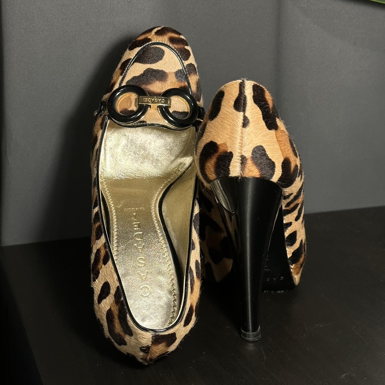 Vintage Casadei heels in leopard print In excellent | Depop