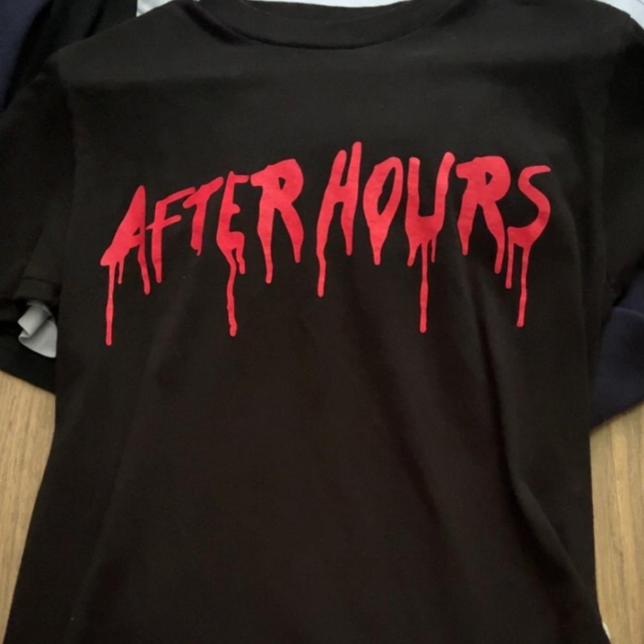 The weekend x VLONE after hours blood drip tee (100%...