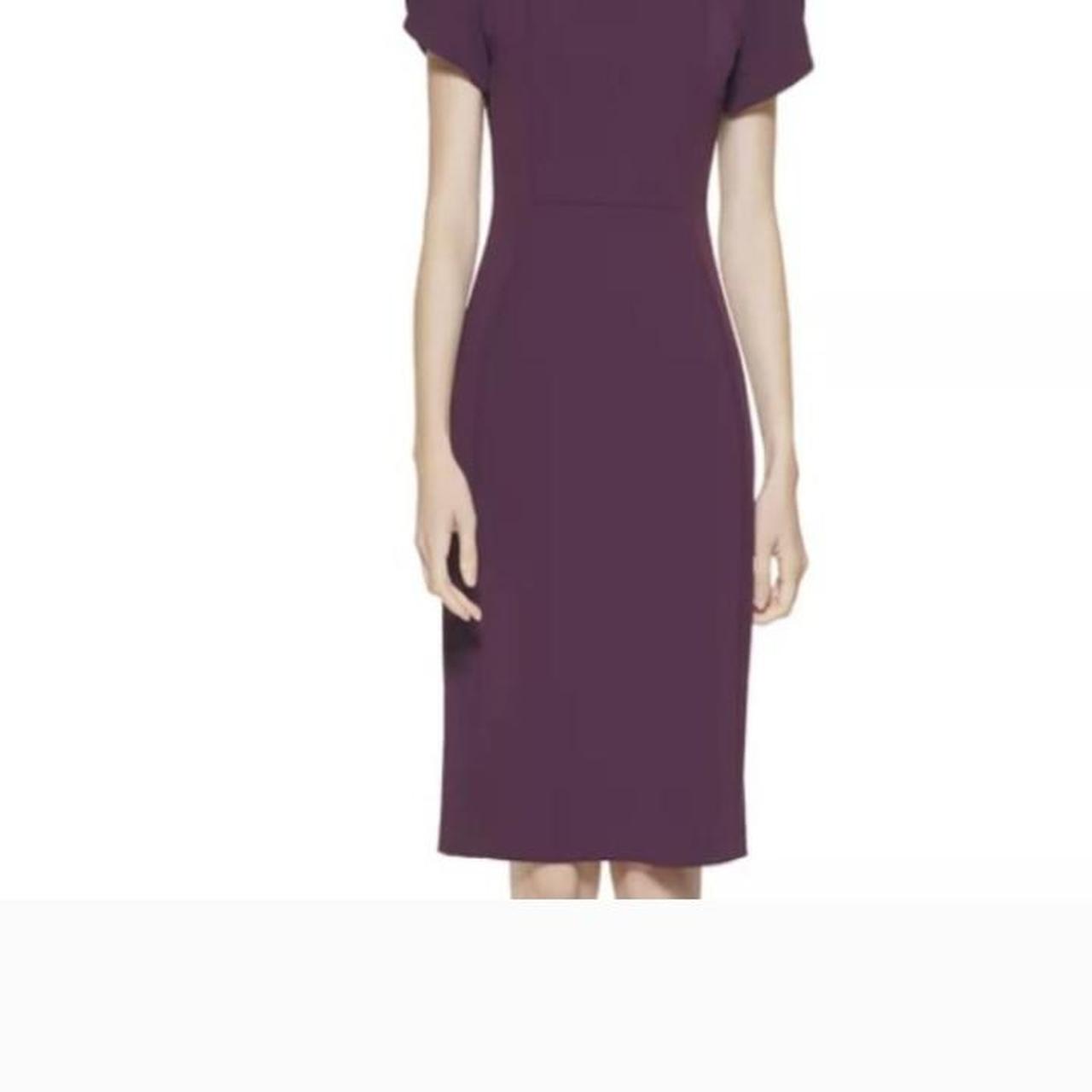 Calvin klein plum dress hotsell