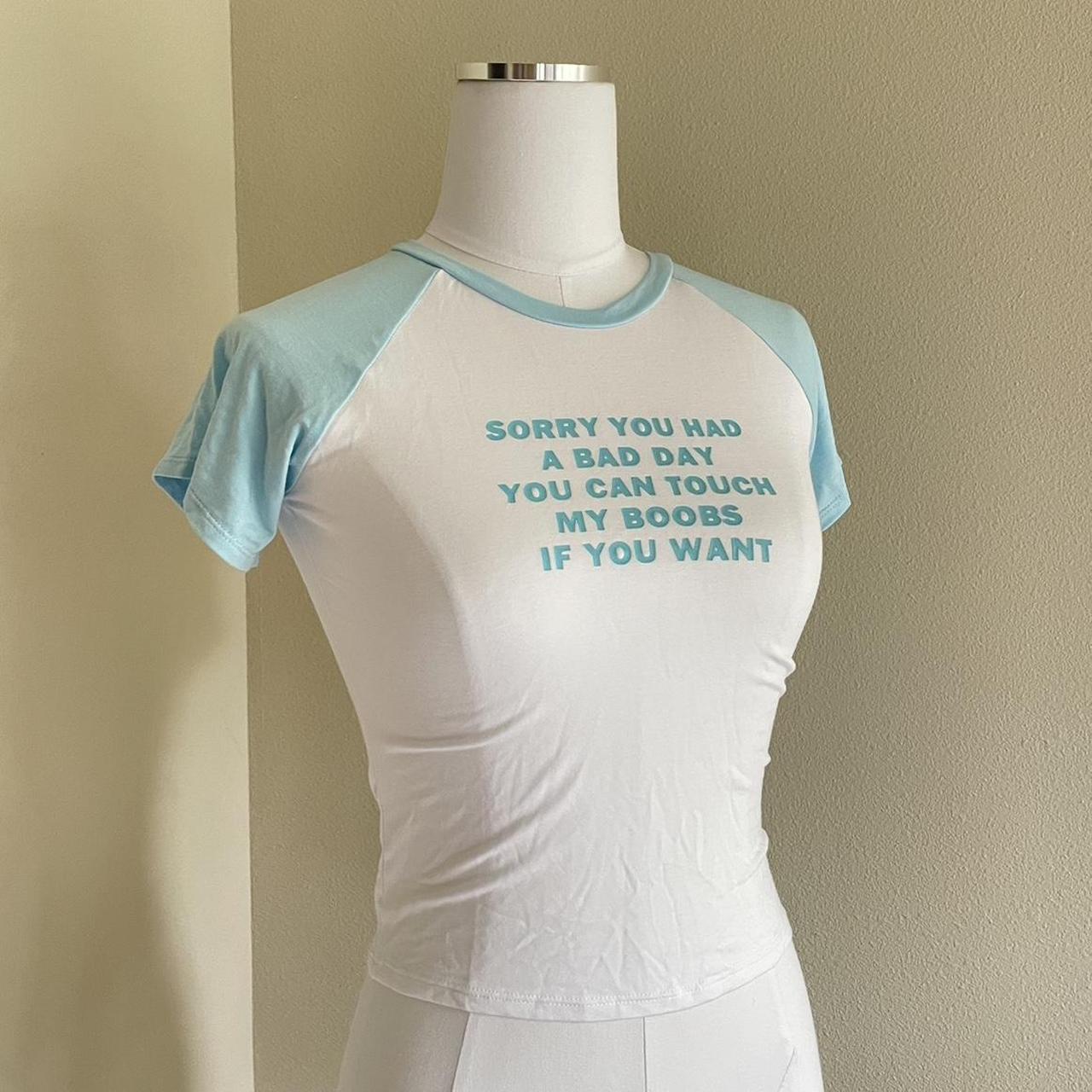 Omighty light blue top Brand new with tags! Free... - Depop