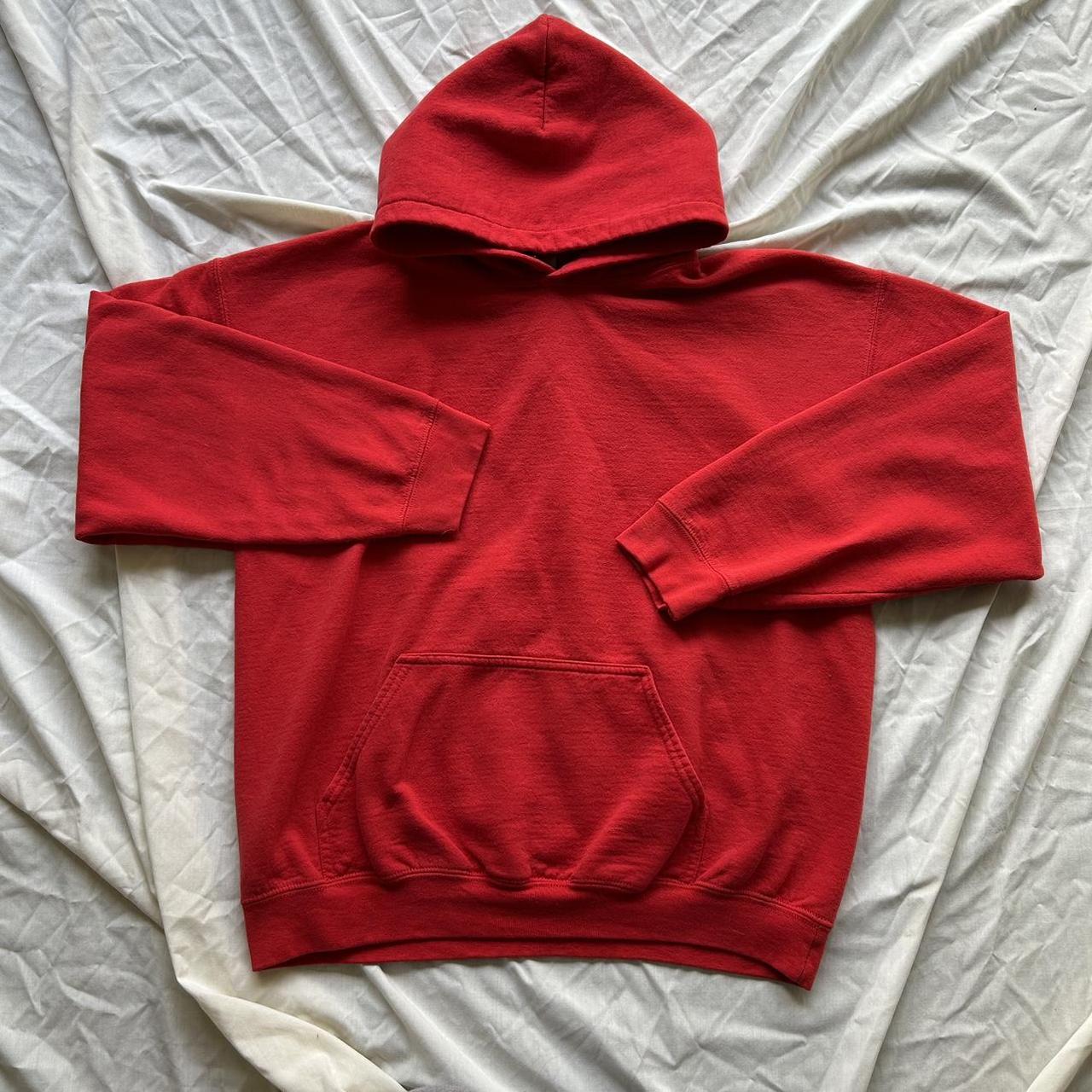 Red Baggy Hoodie - Depop