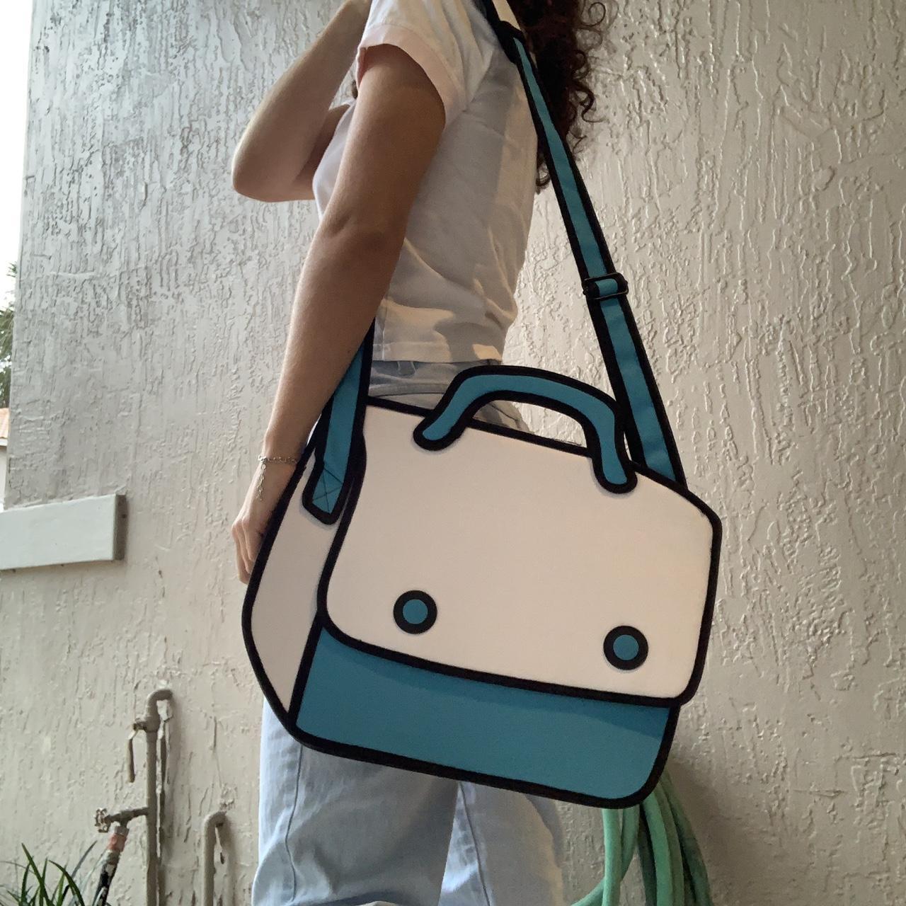 Jump from shop paper messenger bag