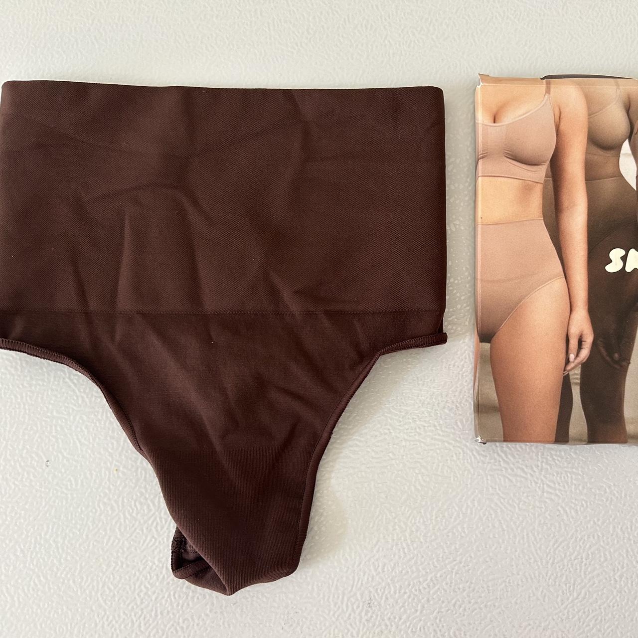 Skims core control high waisted thong Size: - Depop