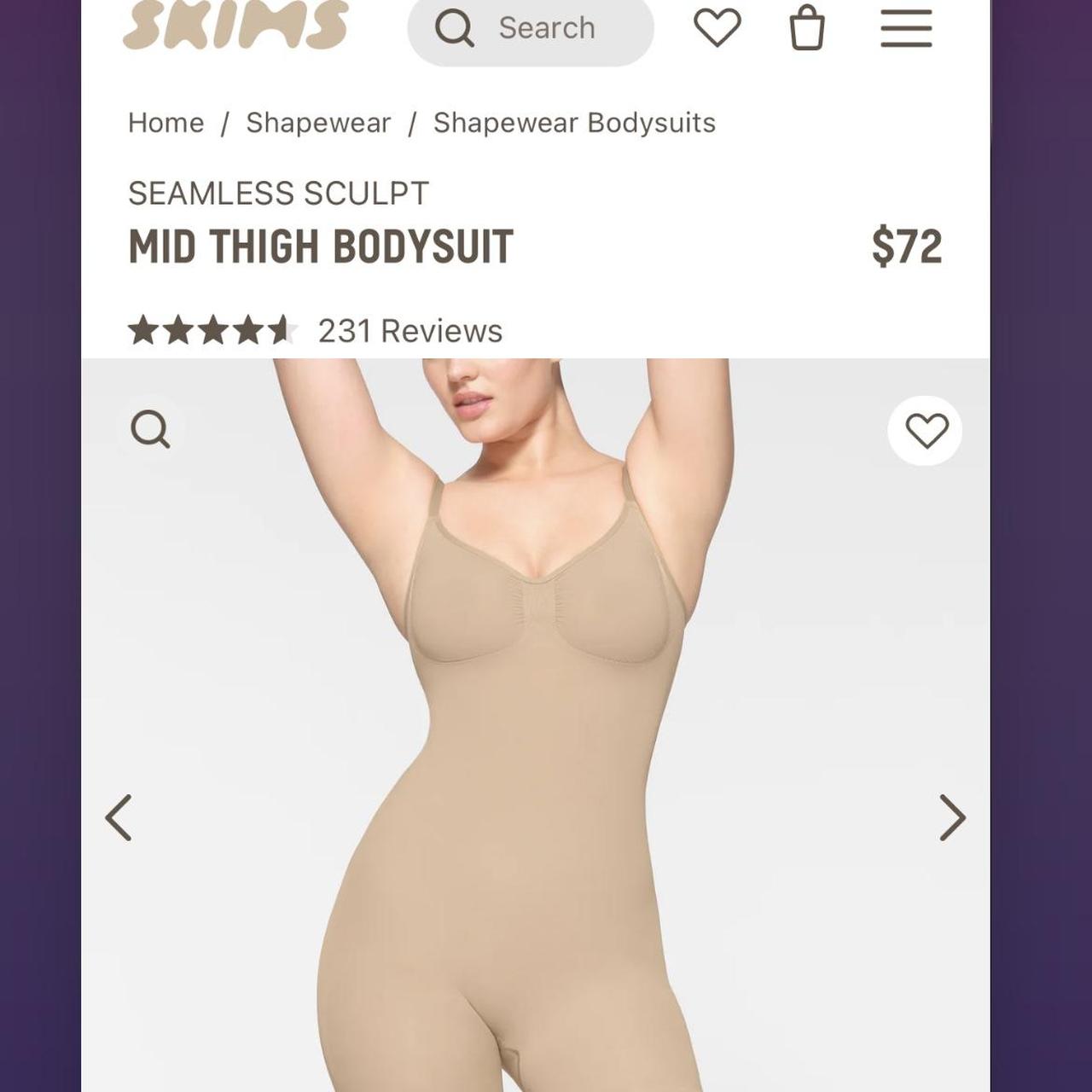 SKIMS REVIEW + HOW TO STYLE: SEAMLESS SCULPTING MID THIGH BODY SUIT 