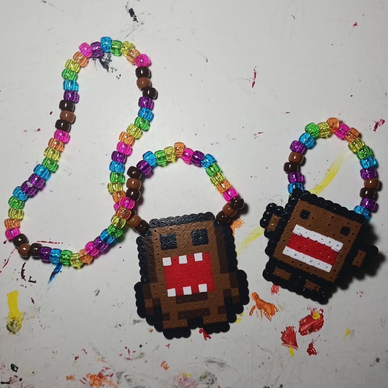 Domo Kandi necklace and bracelet set Necklace 20... - Depop