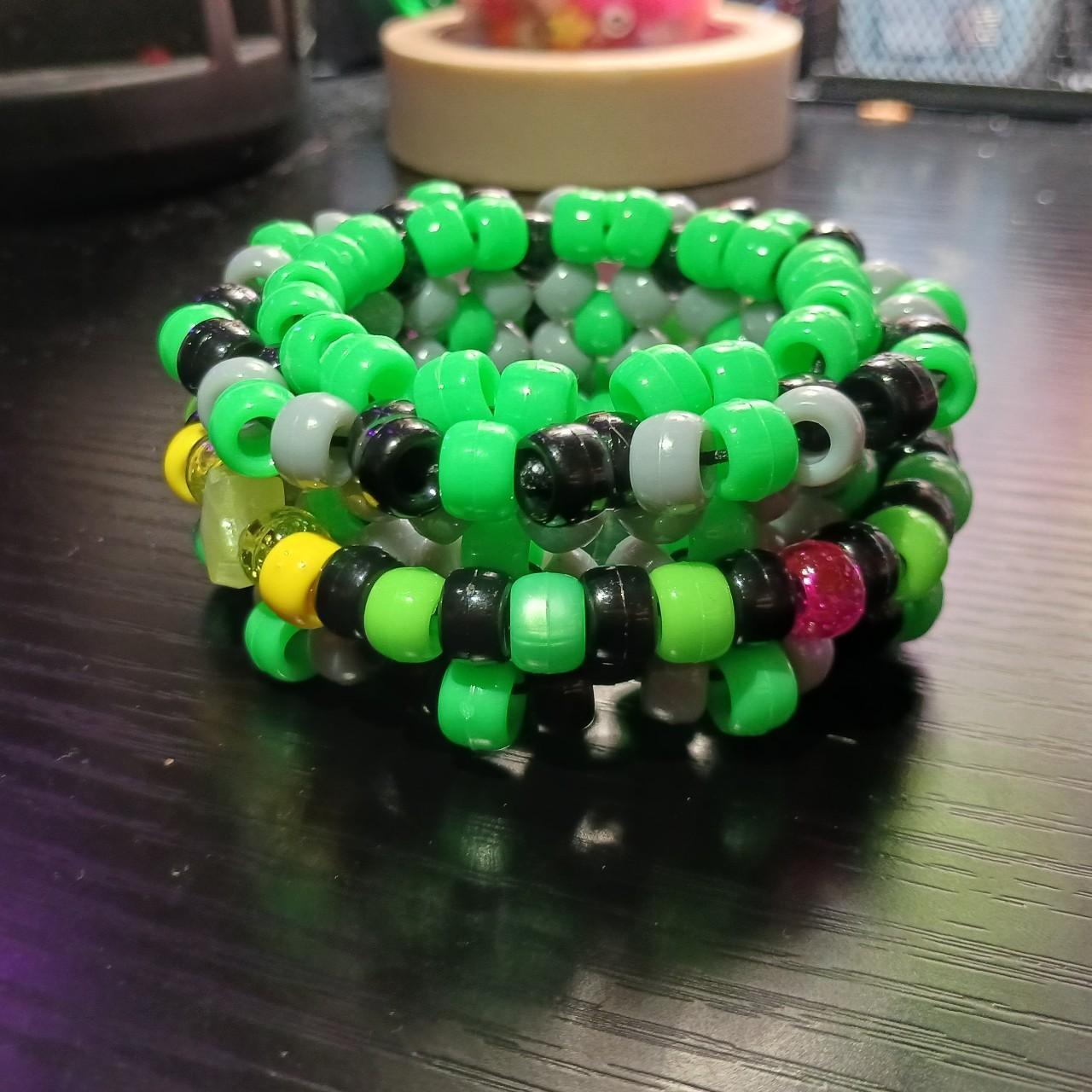 Invader zim gir mini rotator Kandi cuff . 7 inches... - Depop