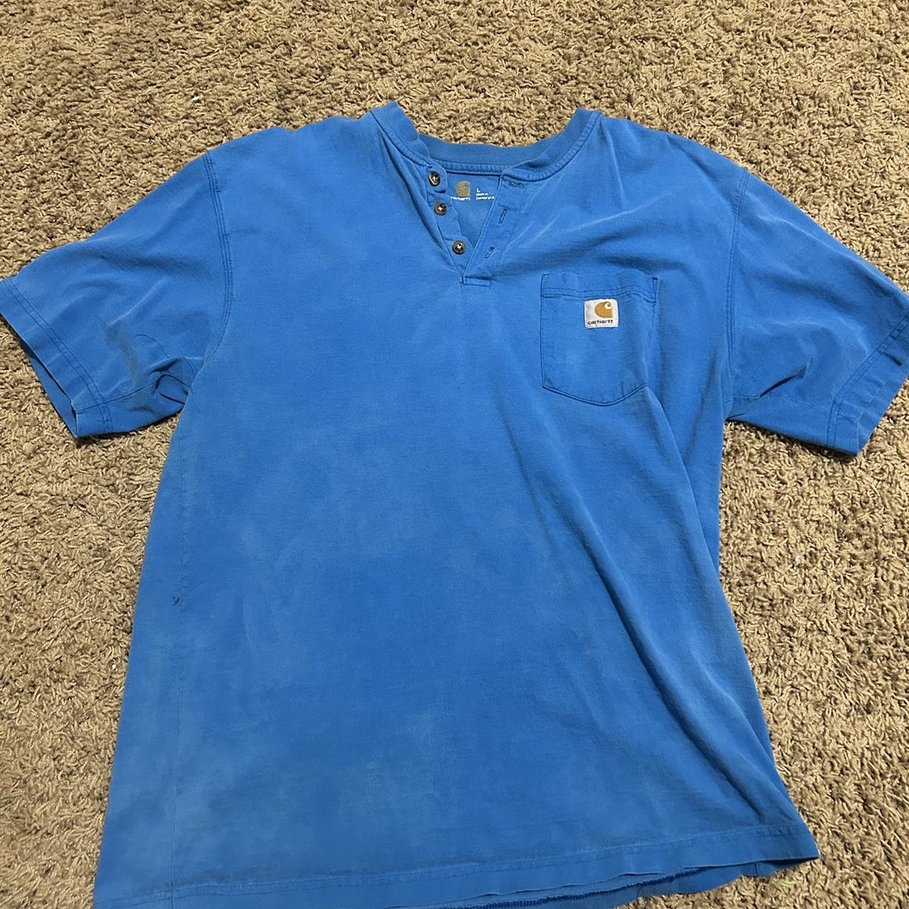 carhartt half button shirt