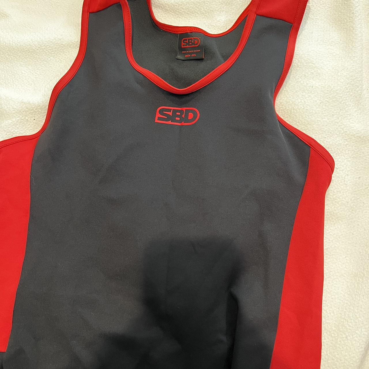ＳＢＤ　シングレット　ＸＸＬ XXL SBD red singlet, worn twice. | Depop
