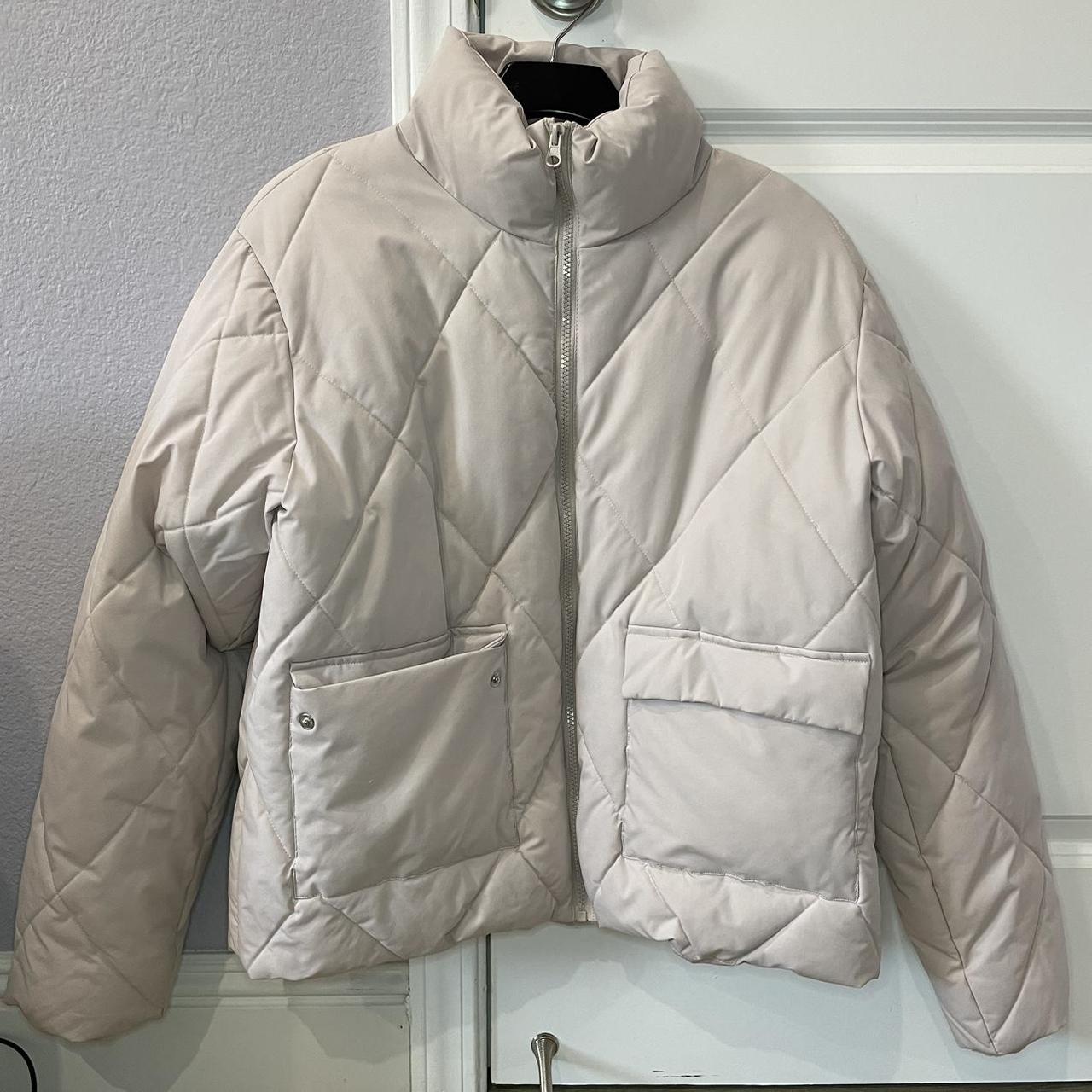 Size Quilted puffer jacket from Missguided,