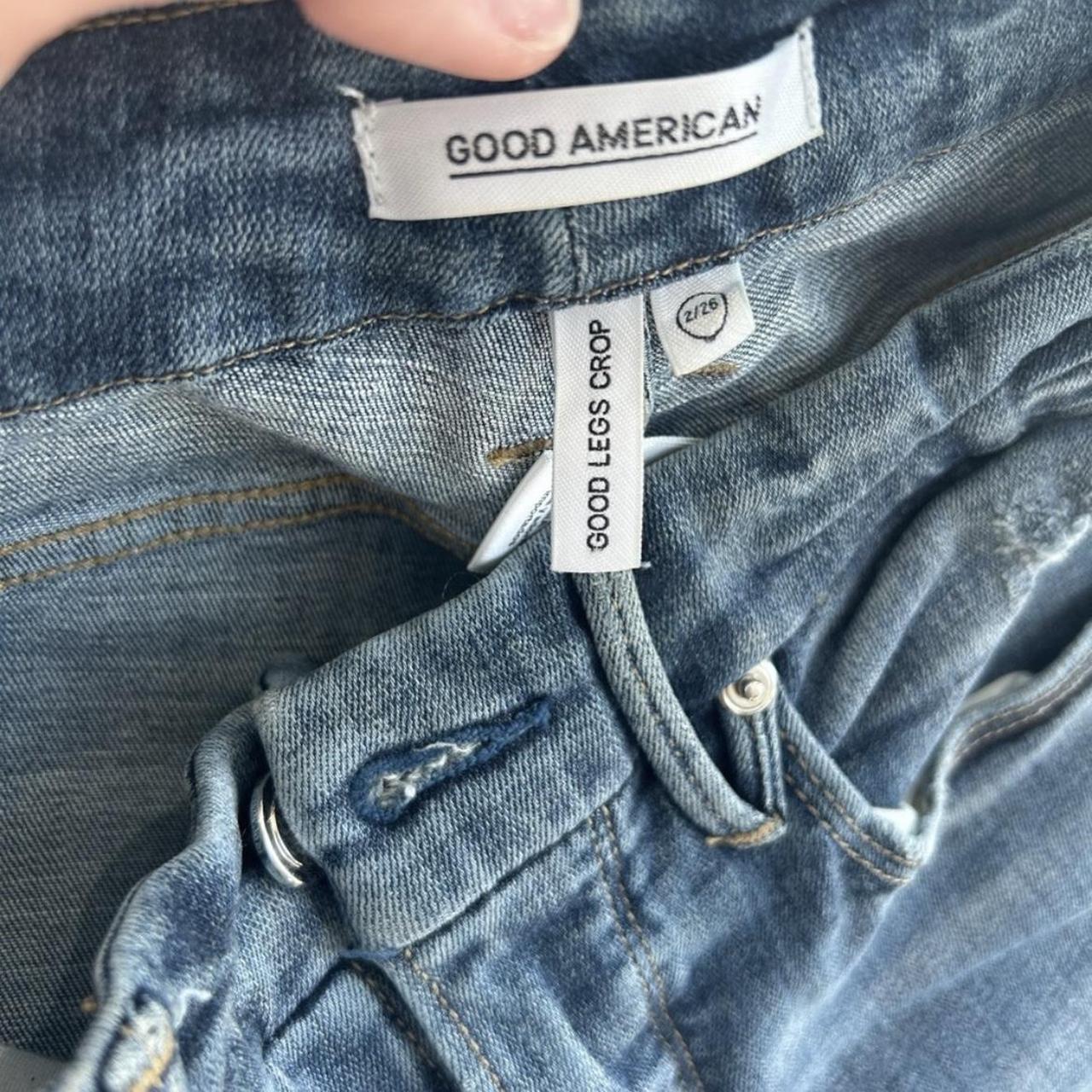 Good American Jeans- Good Legs Crop- Size 2 - Depop