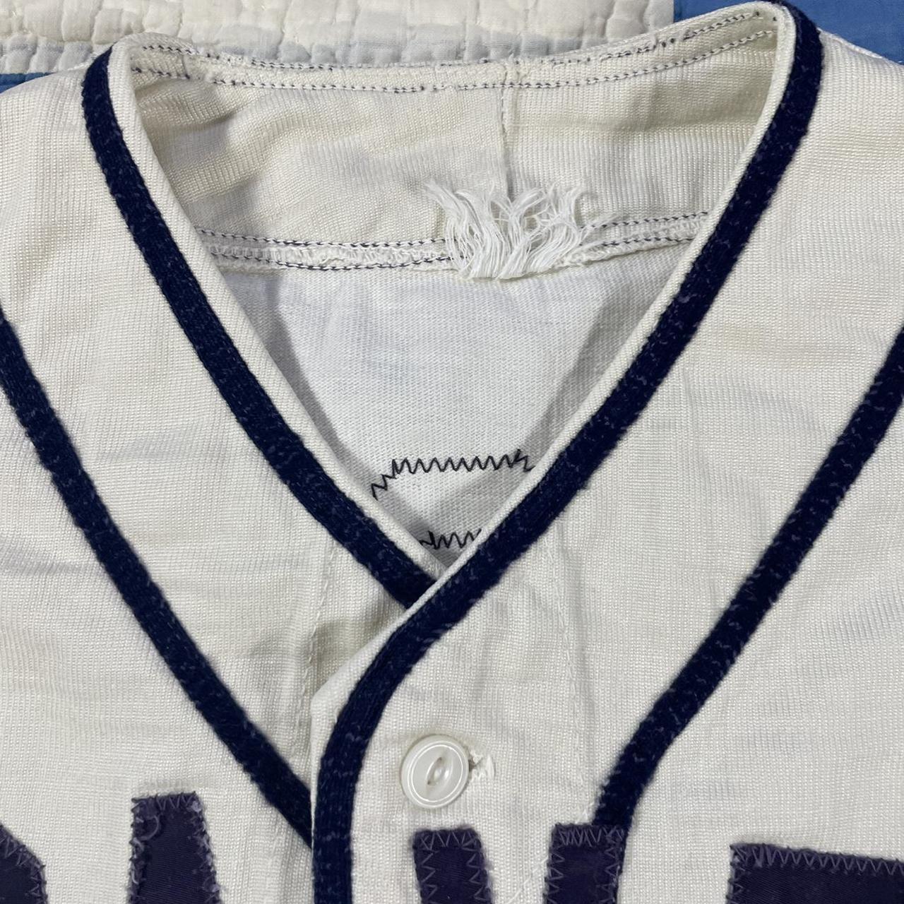 VTG 50s 60s Braves Cotton Baseball Jersey Patch Logo True Vintage