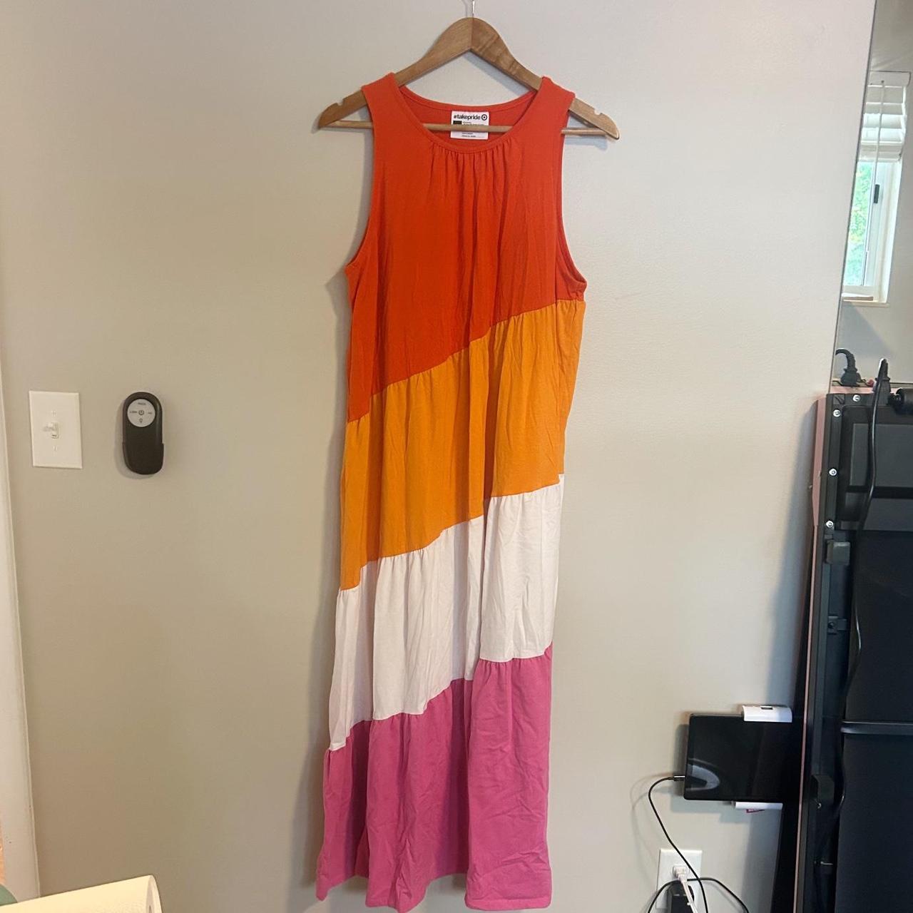 target pride collection 2022 lesbian flag maxi... - Depop