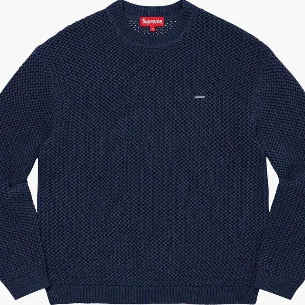 Supreme Open Knit Small Box Sweater Dusty Purple Men's - SS22
