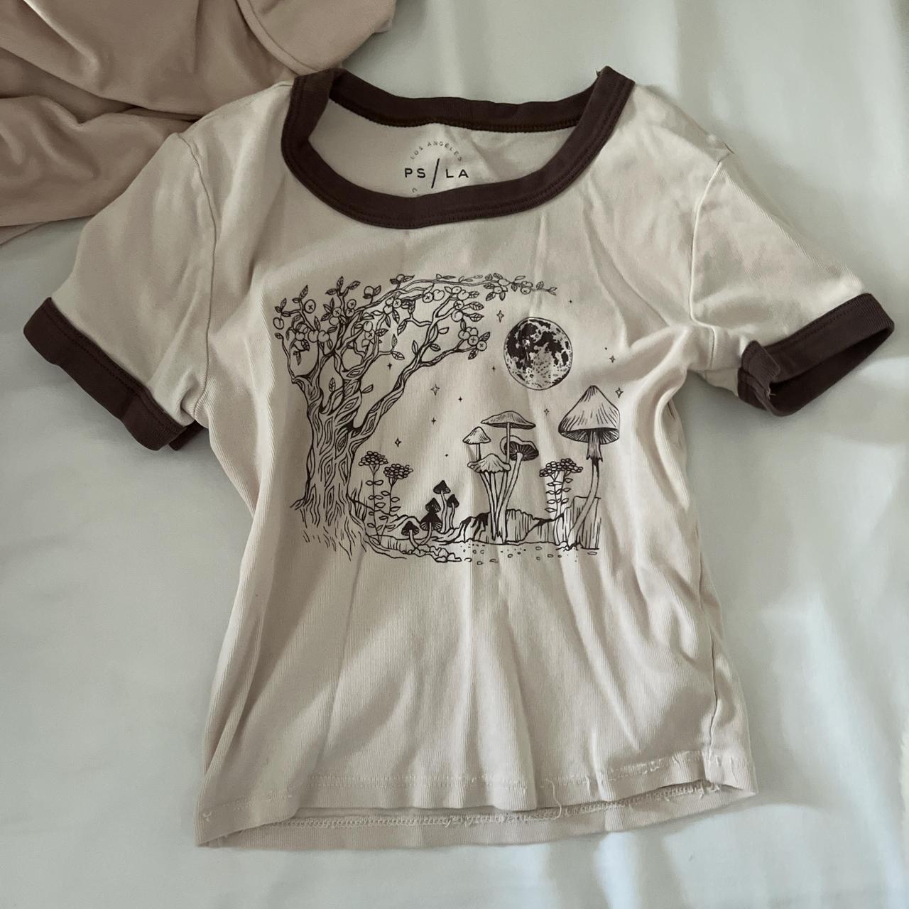 Fred's World Bio Baby-Mädchen Langarm T-Shirt Mit Pilz Applikation
