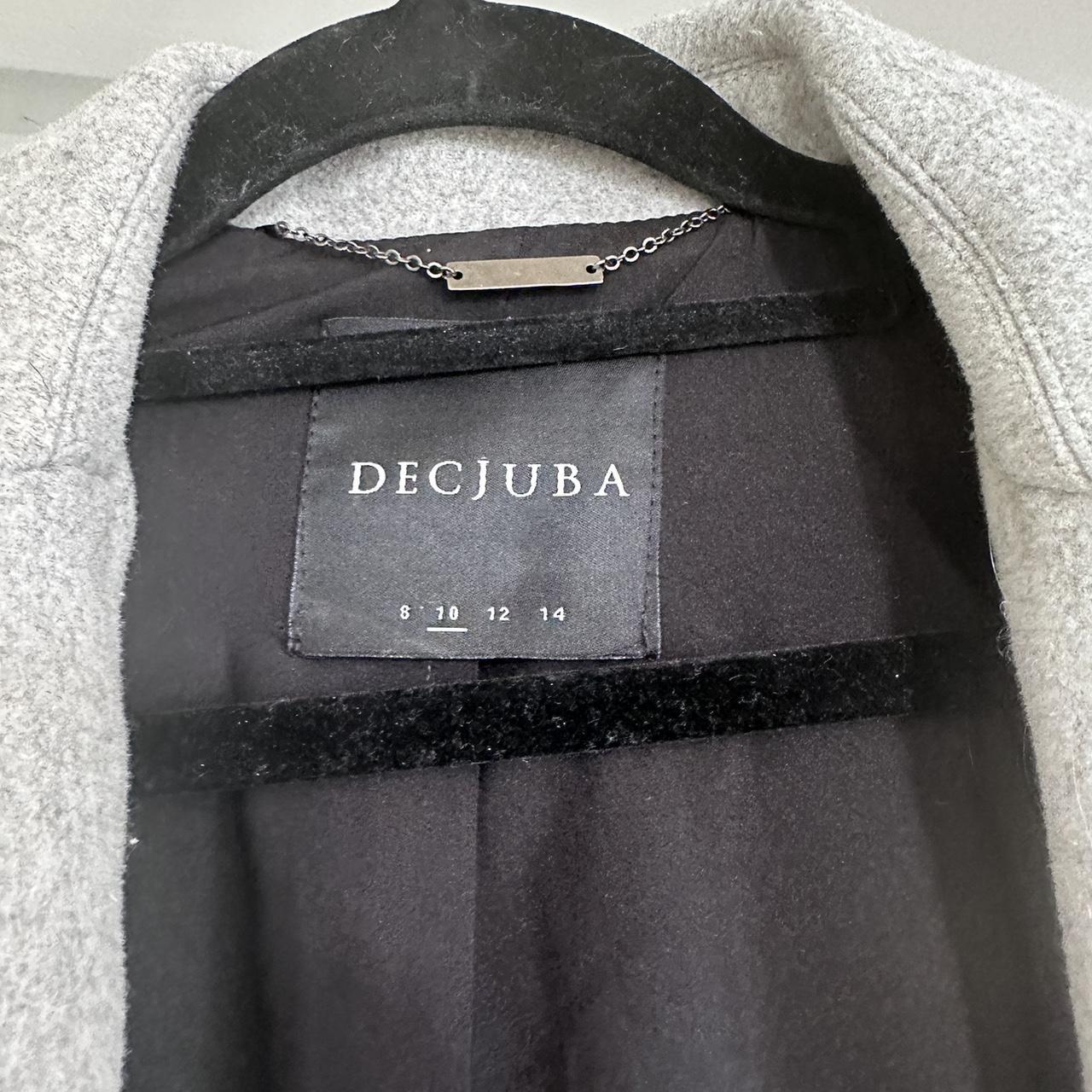 Grey trench coat size 10 Depop